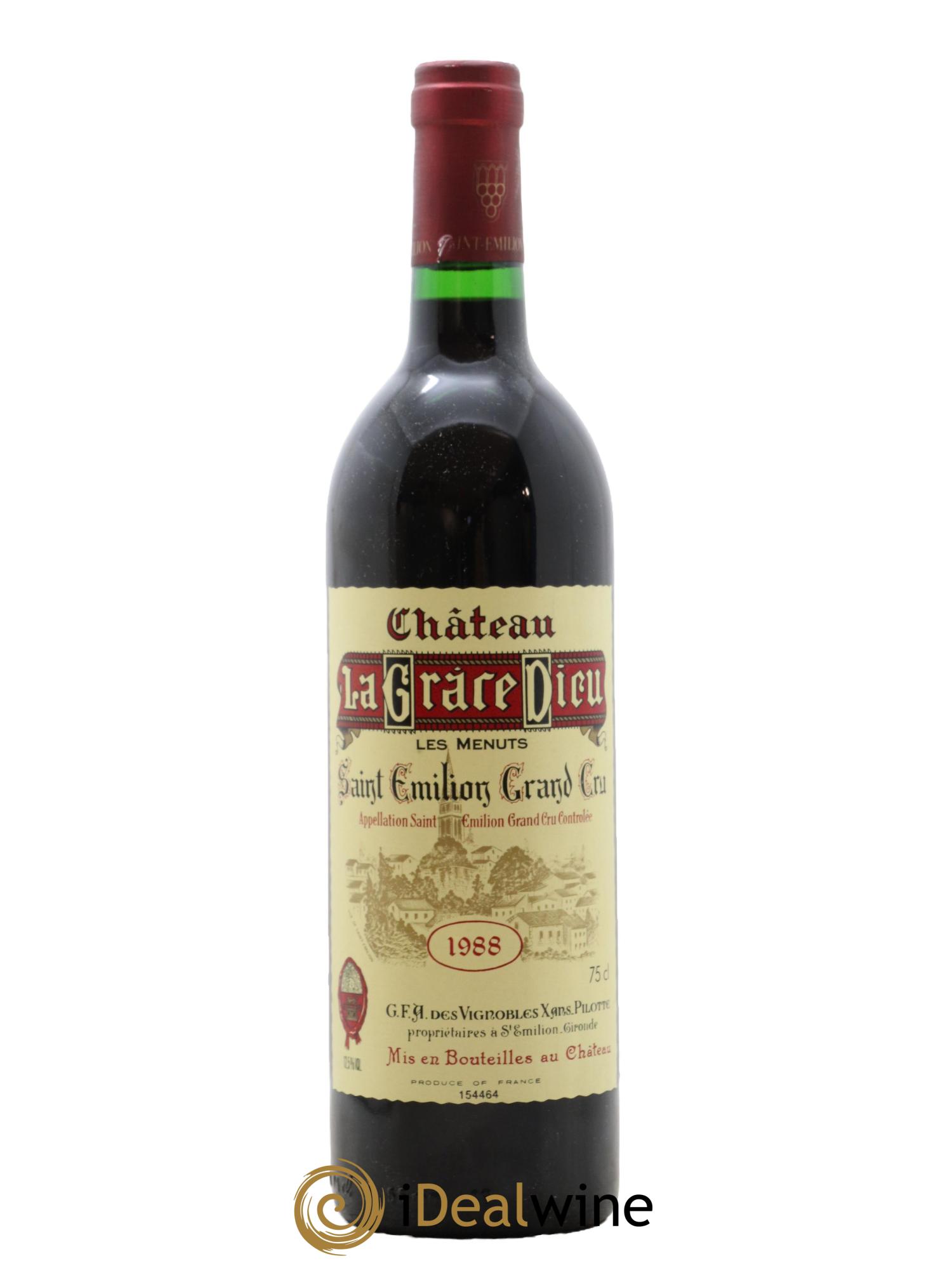 Château la Grâce Dieu 1988 - Lotto di 1 bottiglia - 0