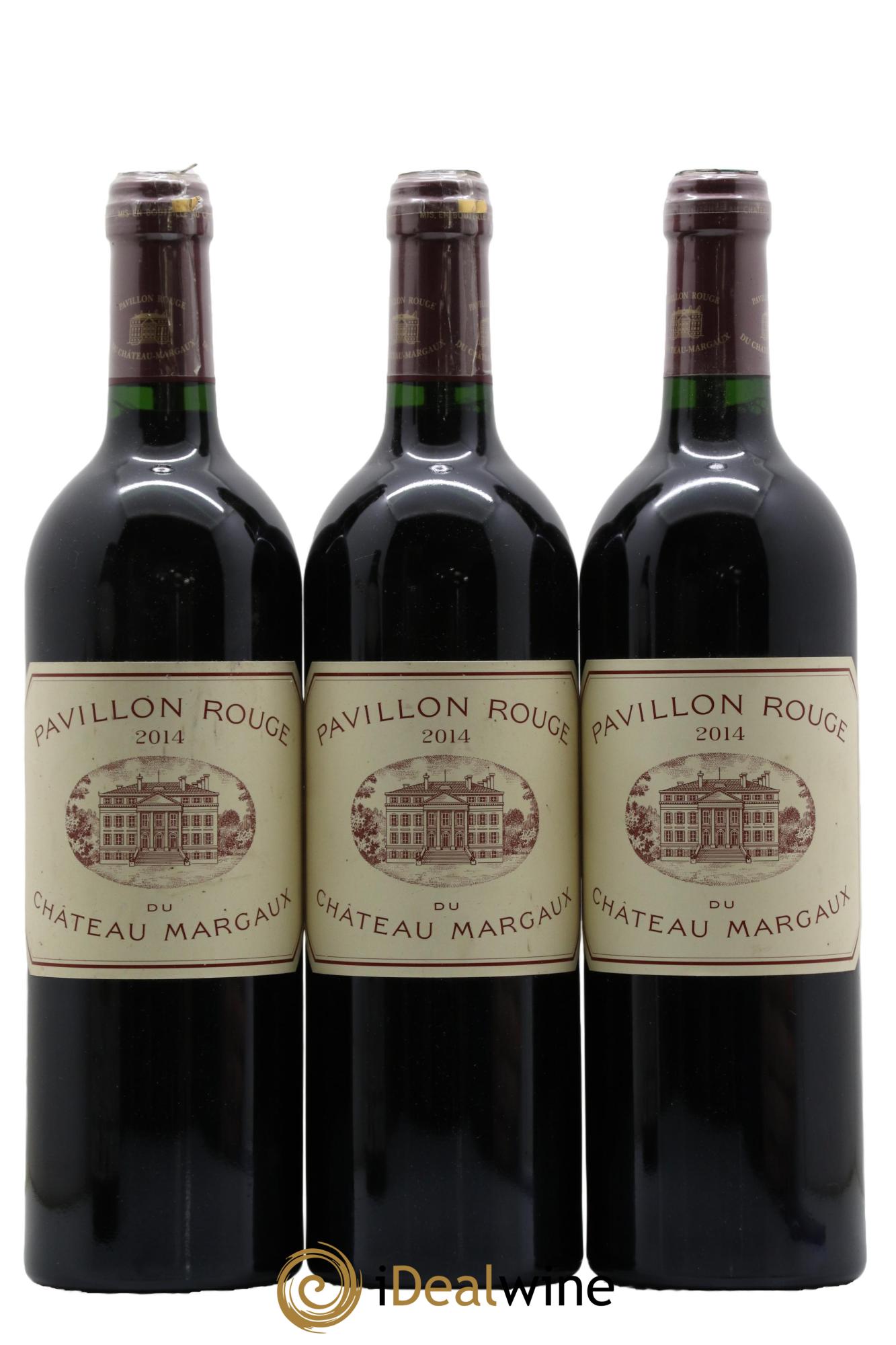 Pavillon Rouge du Château Margaux Second Vin  2014 - Posten von 3 Flaschen - 0