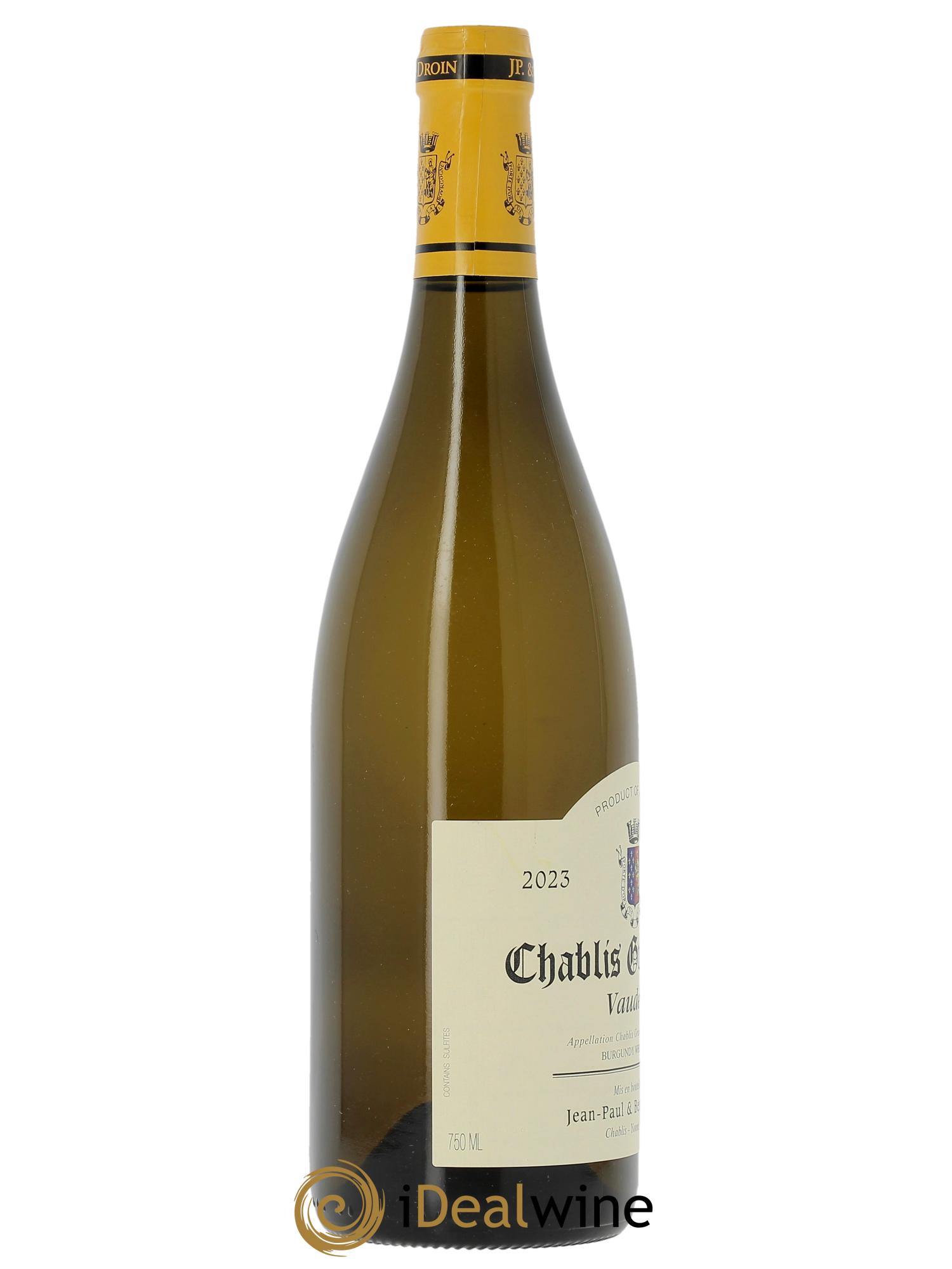 Chablis Grand Cru Vaudésir Jean-Paul & Benoît Droin (Domaine)  2023 - Lot de 1 bouteille - 1