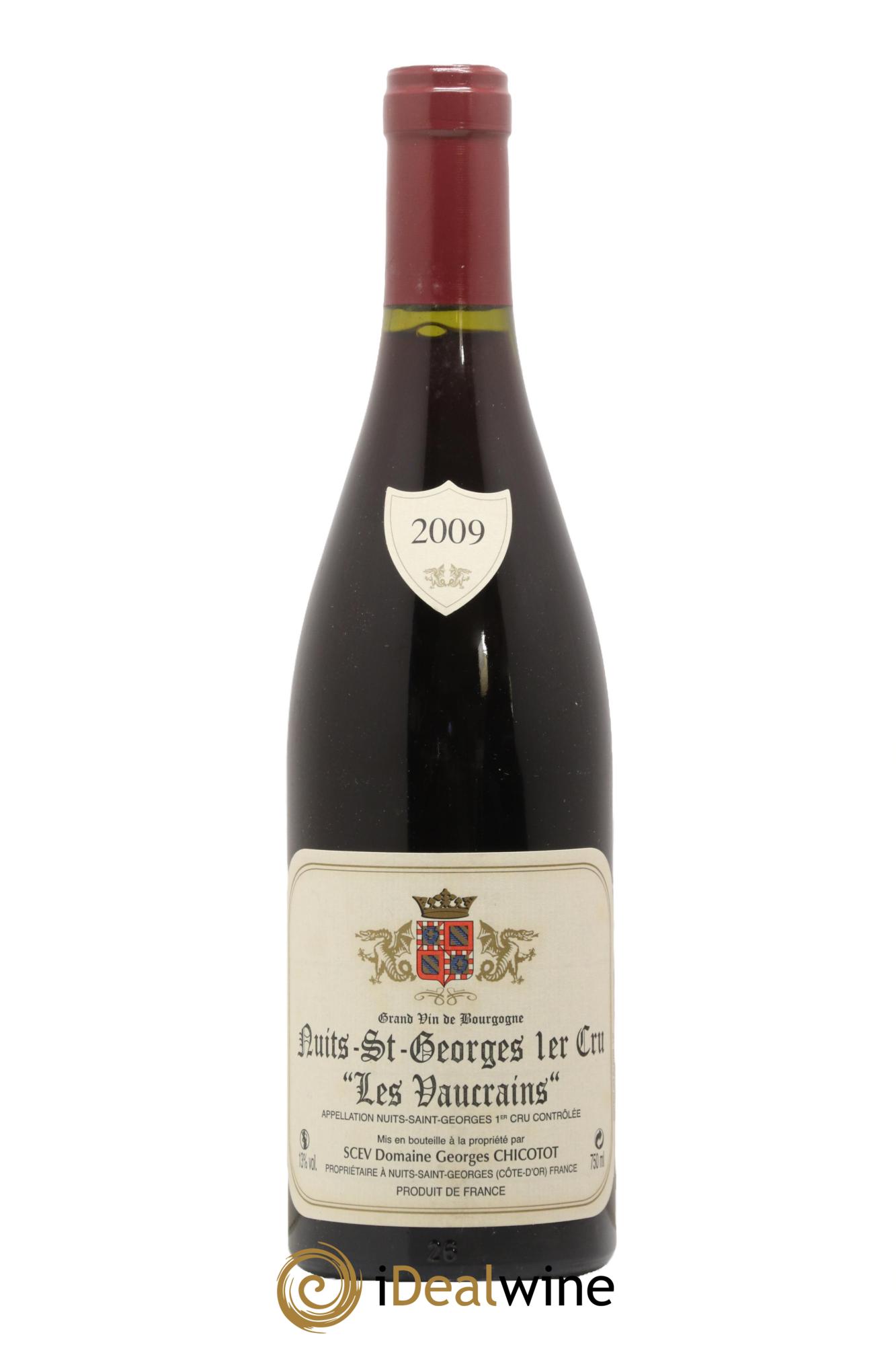 Nuits Saint-Georges 1er Cru Les Vaucrains Chicotot 2009 - Lot of 1 bottle - 0