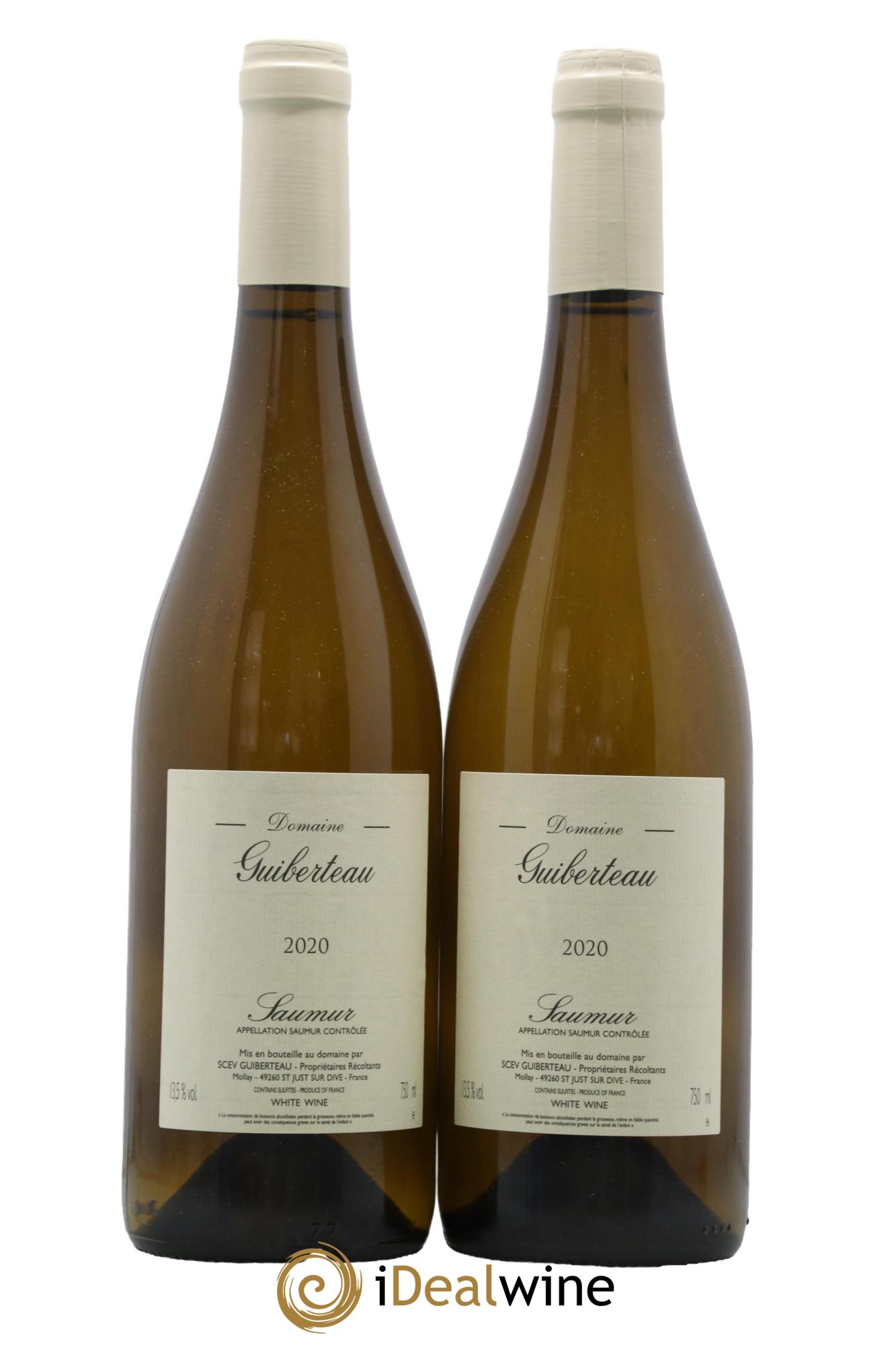 Saumur Domaine Guiberteau 2020 - Posten von 2 Flaschen - 0