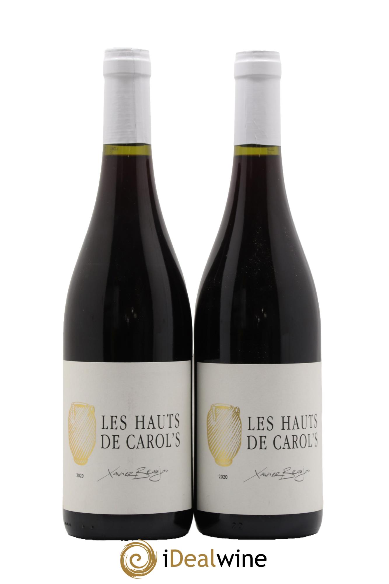 IGP Pays d'Hérault Les Hauts de Carol's Terrasse d'Elise (Domaine de la) 2020 - Lot of 2 bottles - 0