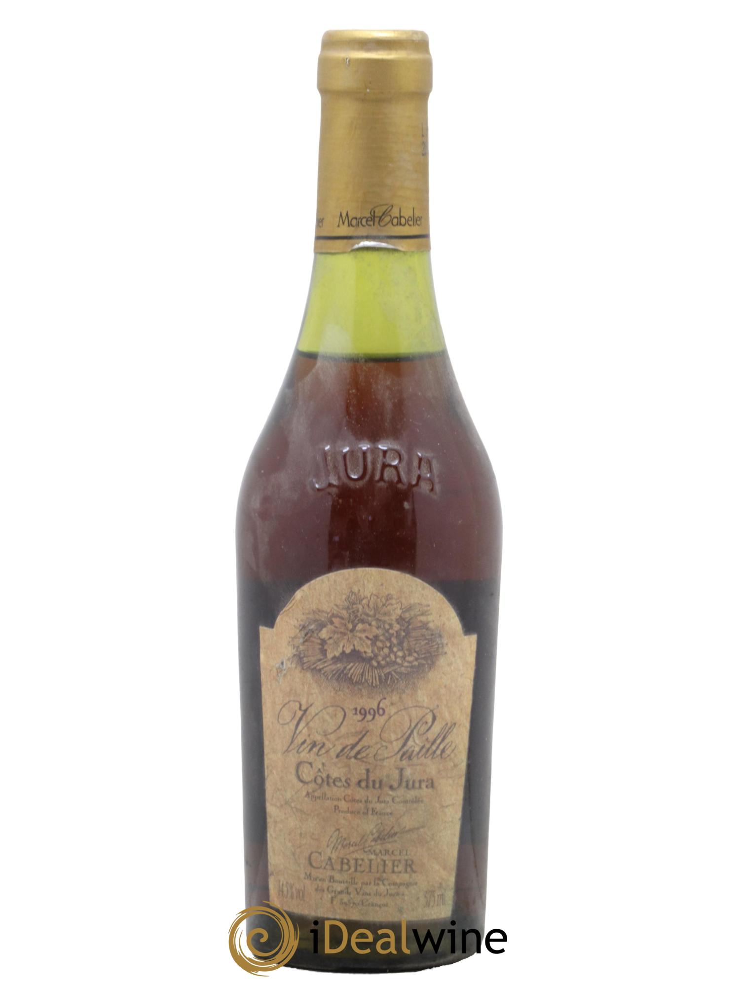 Côtes du Jura Vin de Paille Domaine Cabelier Marcel 1996 - Lot de 1 demi bouteille - 0