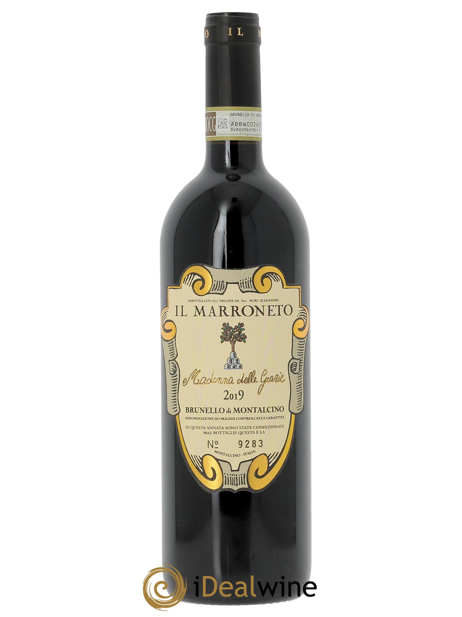 Brunello DOCG di Montalcino DOCG Madonna delle Grazie Il Marroneto (Cassetta in legno a partire da 3 bt) 2019 - Lotto di 1 bottiglia - 0