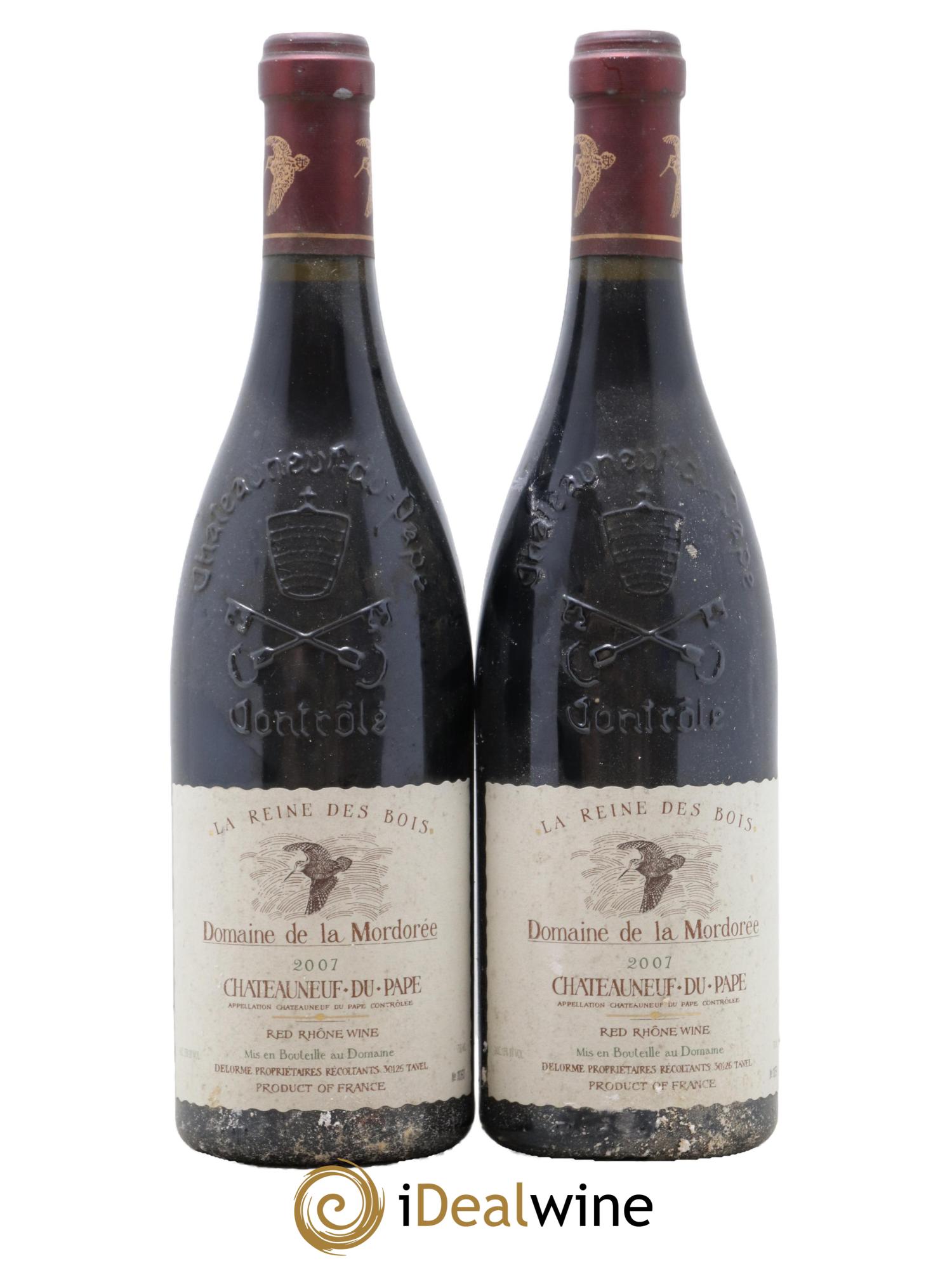 Châteauneuf-du-Pape  Cuvée de la Reine des Bois La Mordorée (Domaine de) 2007 - Lot de 2 bouteilles - 0