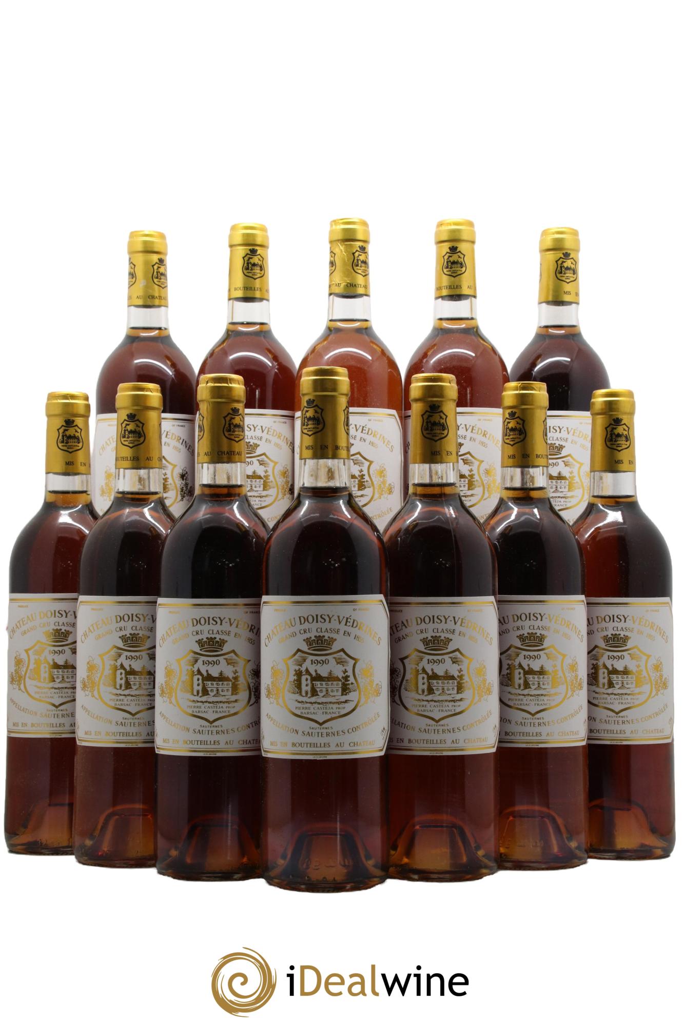 Château Doisy-Védrines 2ème Grand Cru Classé 1990 - Lot de 12 bouteilles - 0