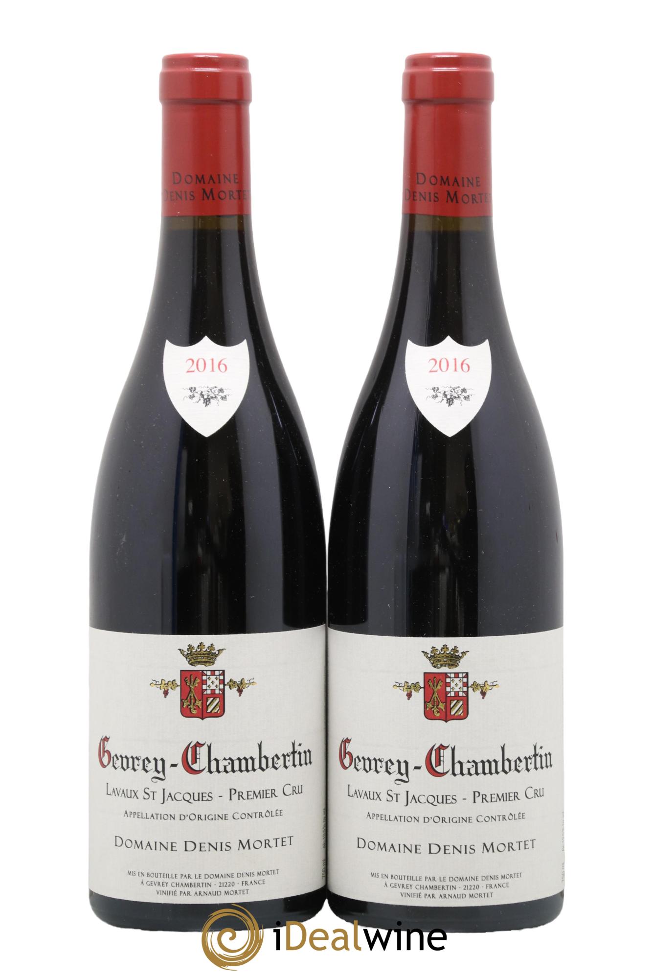 Gevrey-Chambertin 1er Cru Lavaux Saint Jacques Denis Mortet (Domaine) 2016 - Lot of 2 bottles - 0