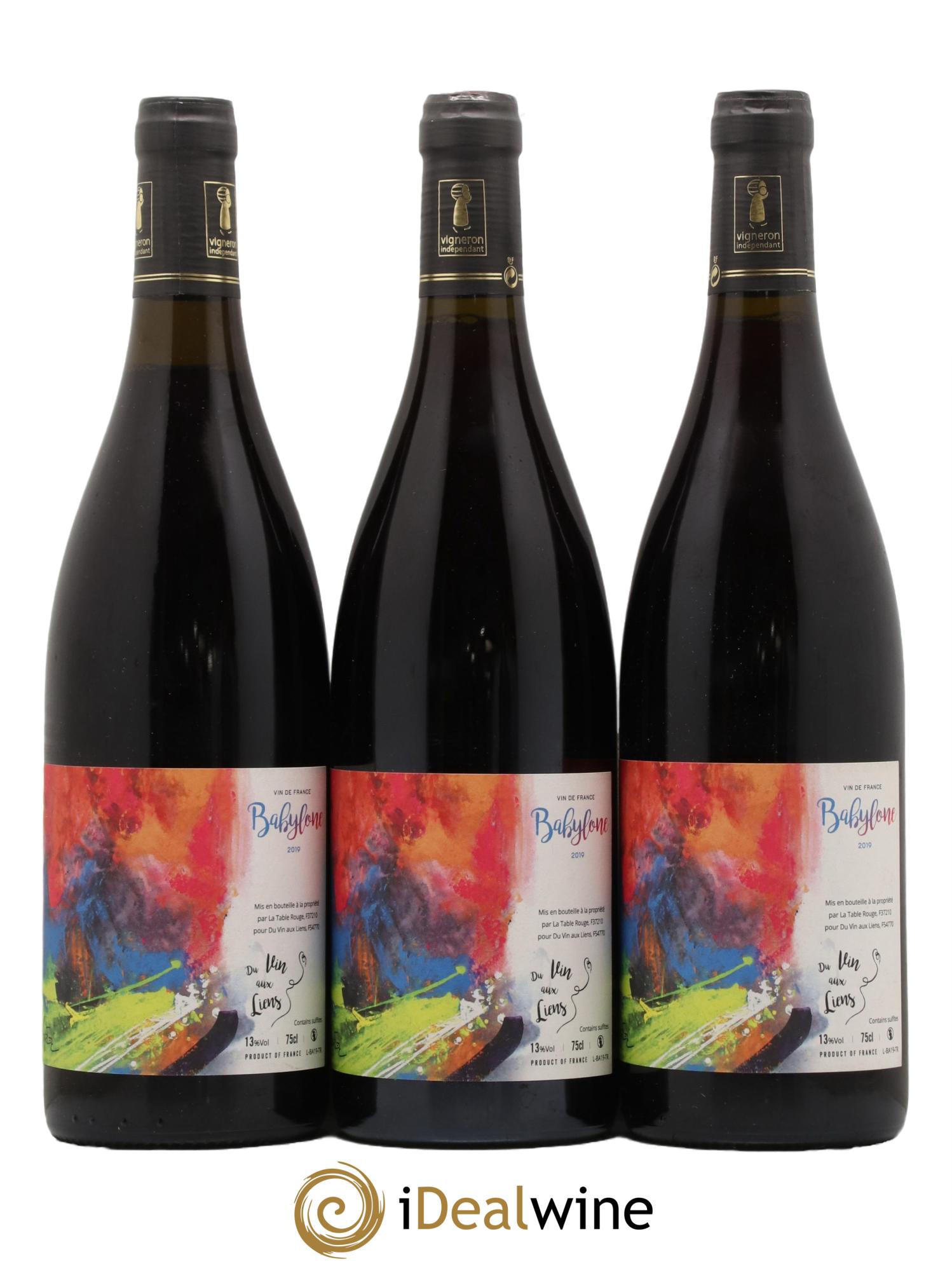 Alsace Babylone Domaine Du Vin aux Liens 2019 - Lot de 3 bouteilles - 0