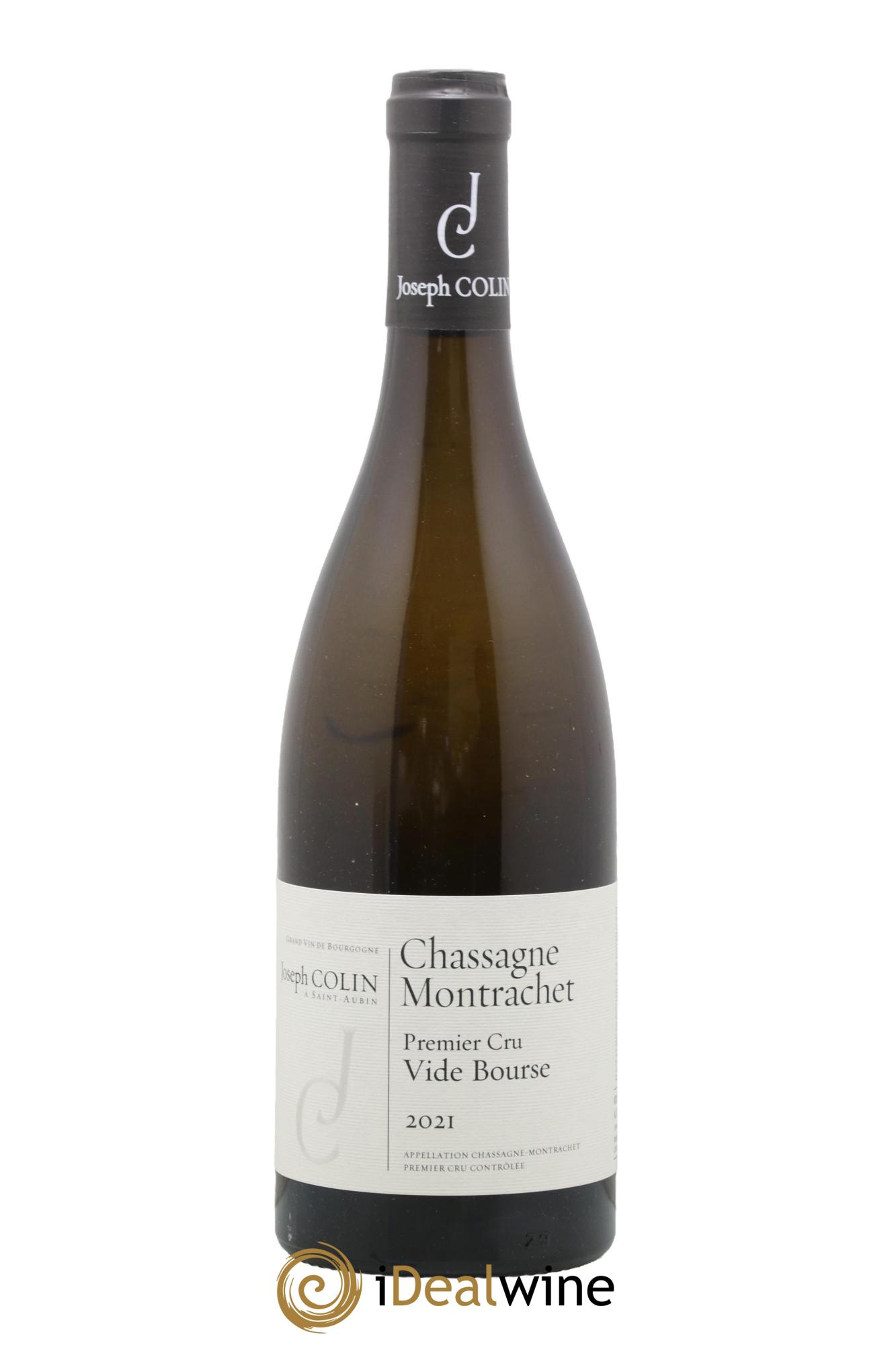 Chassagne-Montrachet 1er Cru Vide Bourse Joseph Colin 2021 - Posten von 1 Flasche - 0