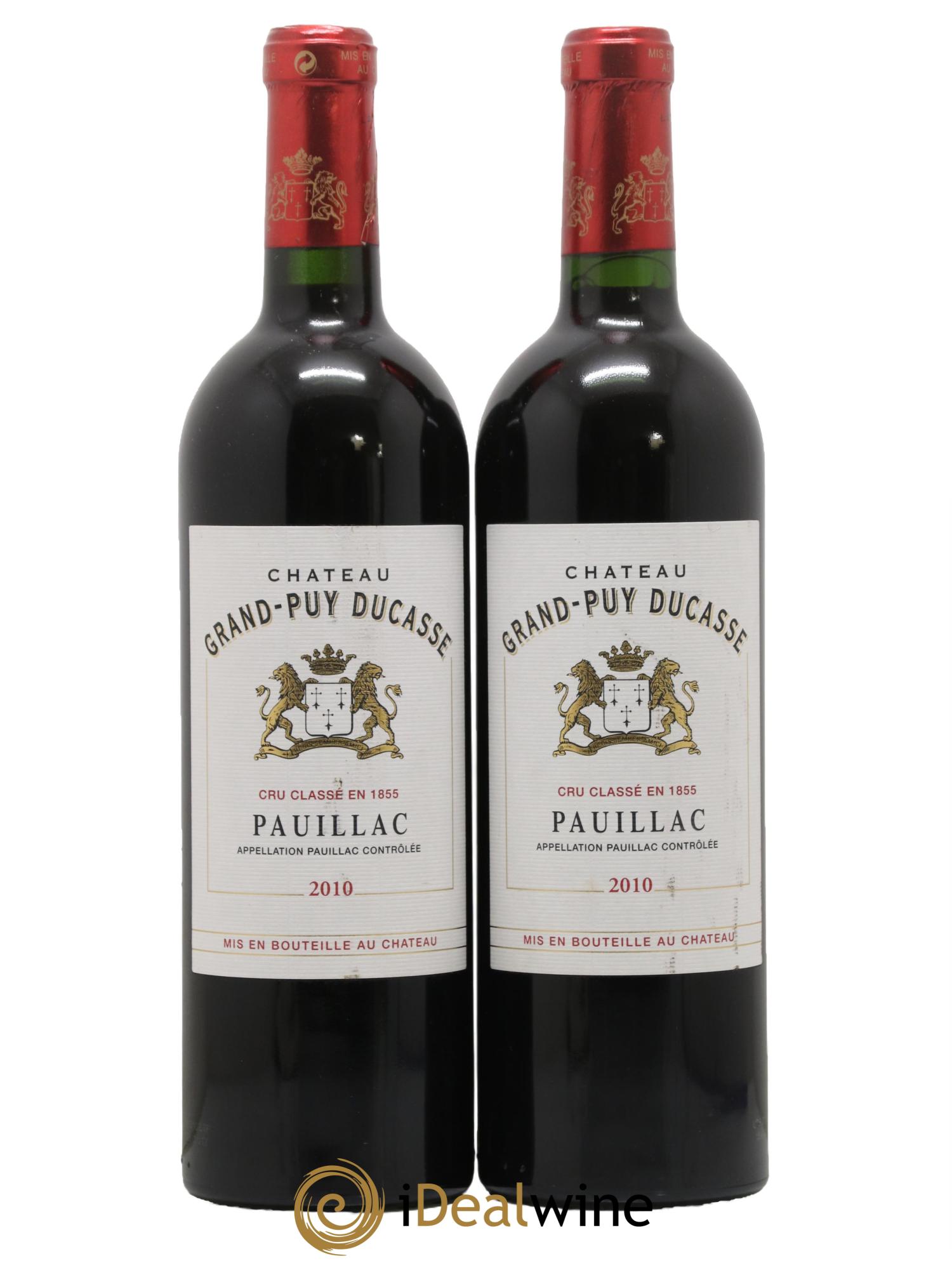 Château Grand Puy Ducasse 5ème Grand Cru Classé 2010 - Lot de 2 bouteilles - 0