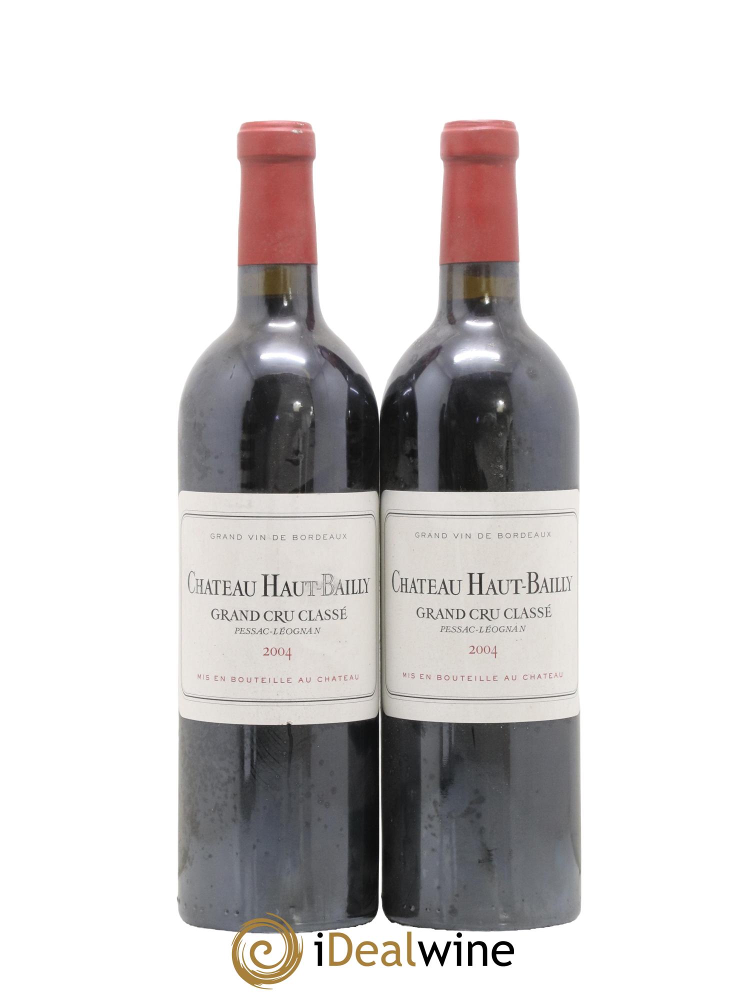 Château Haut-Bailly Cru Classé de Graves 2004 - Lot of 2 bottles - 0