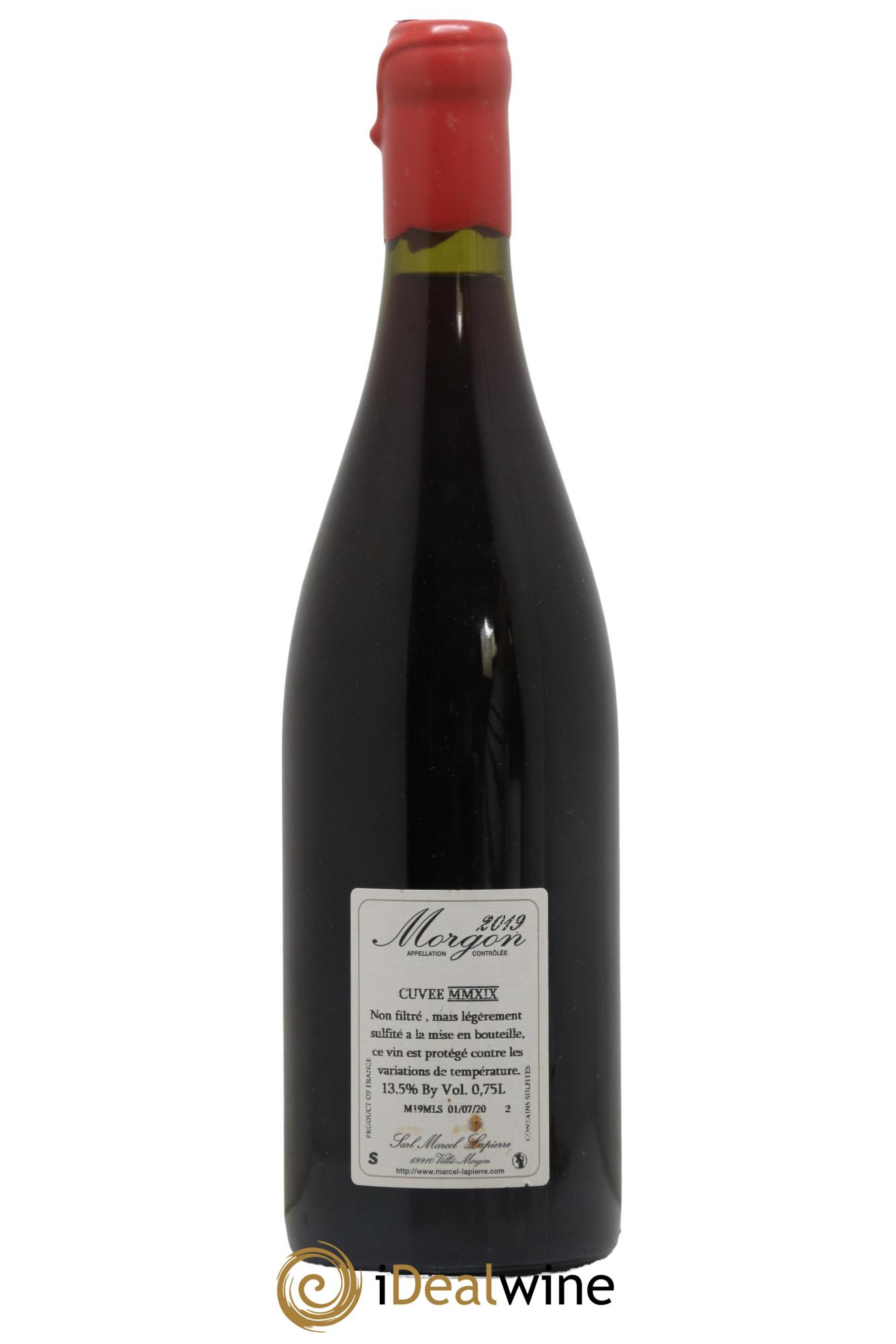 Morgon Cuvée Marcel Lapierre Marcel Lapierre (Domaine) 2019 - Lot de 1 bouteille - 1