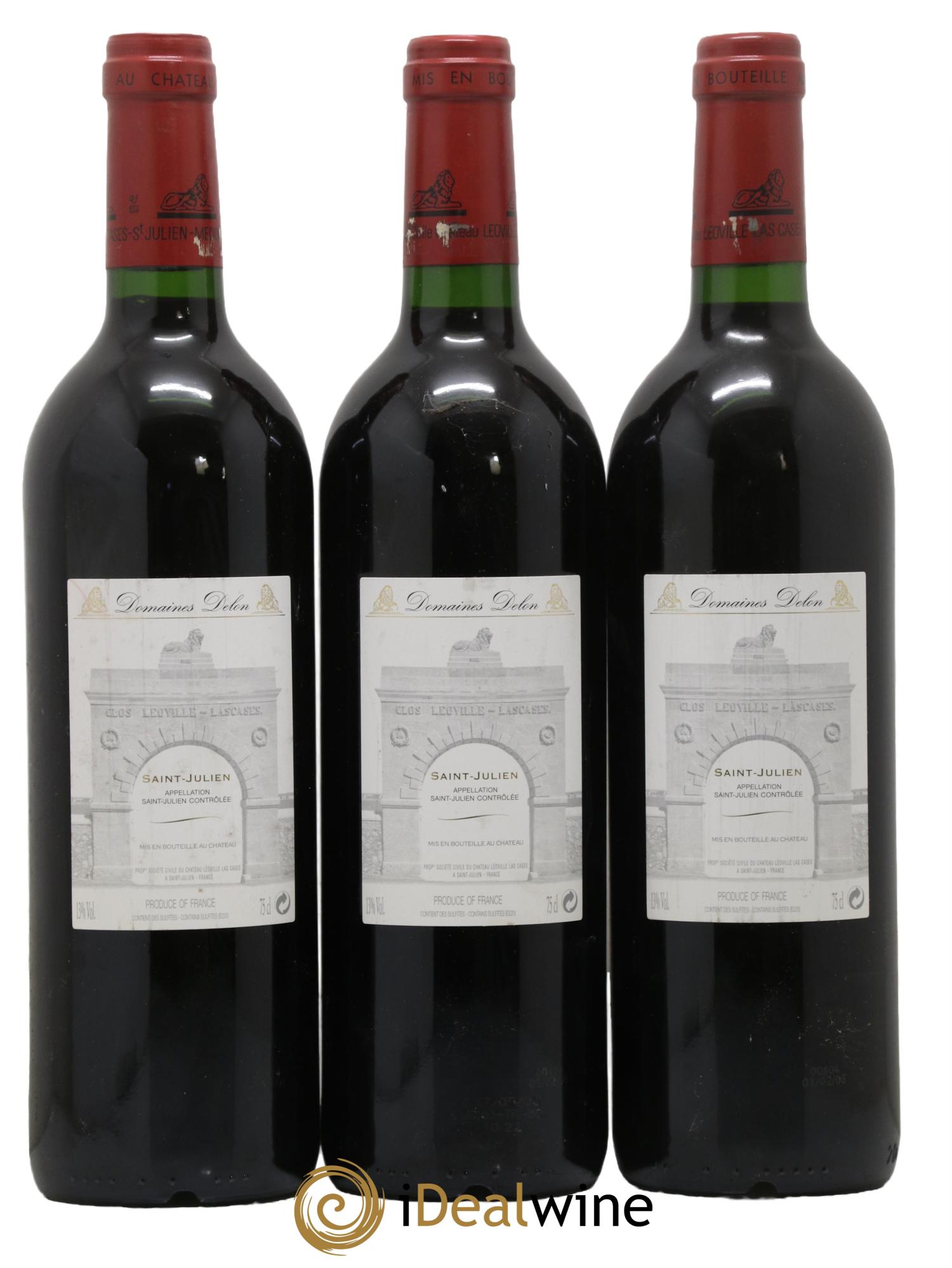 Château Léoville Las Cases 2ème Grand Cru Classé 2003 - Lotto di 3 bottiglie - 1