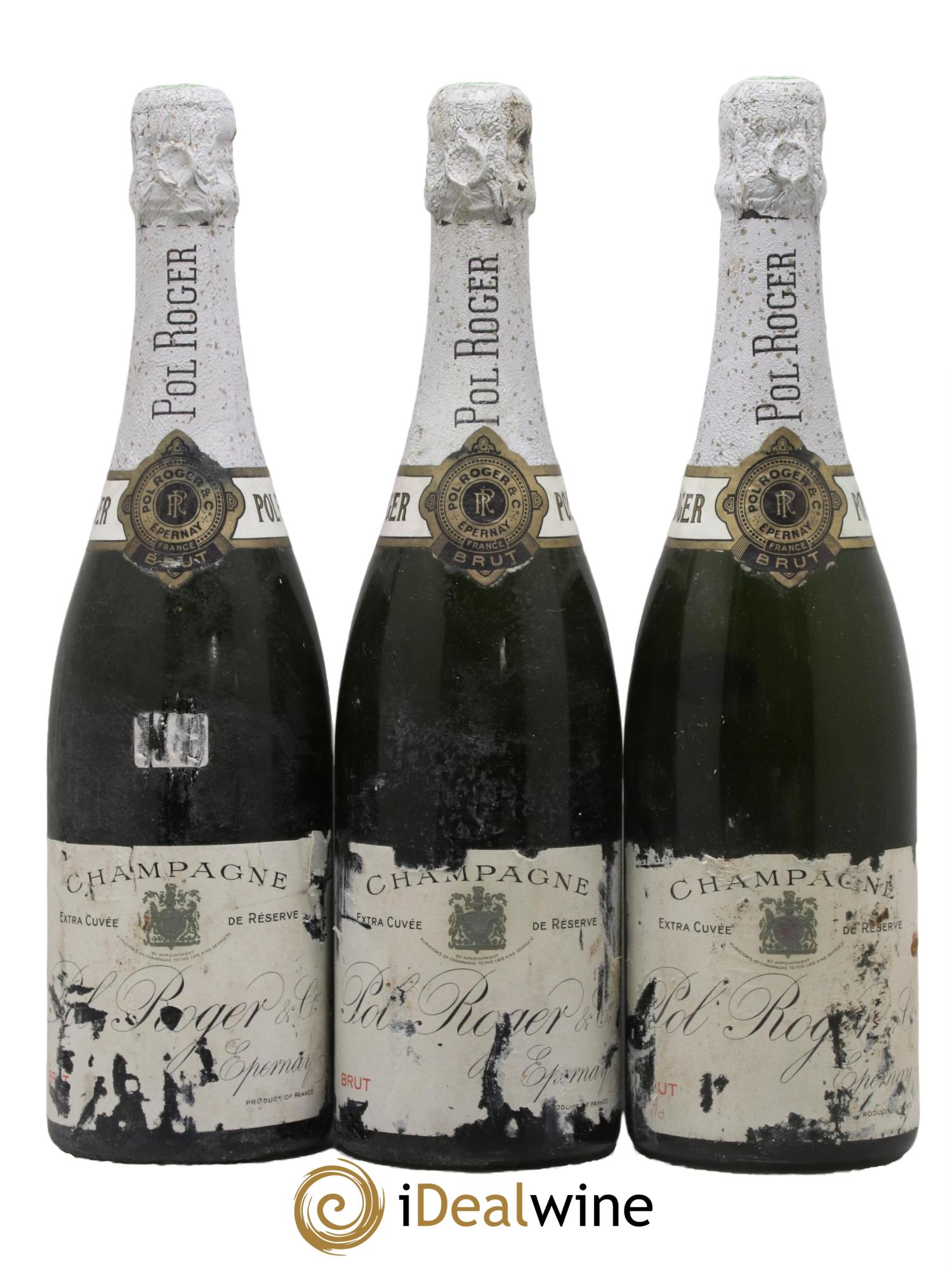 Champagne Extra Cuvée de Réserve Maison Pol Roger - Lot de 3 bouteilles - 0