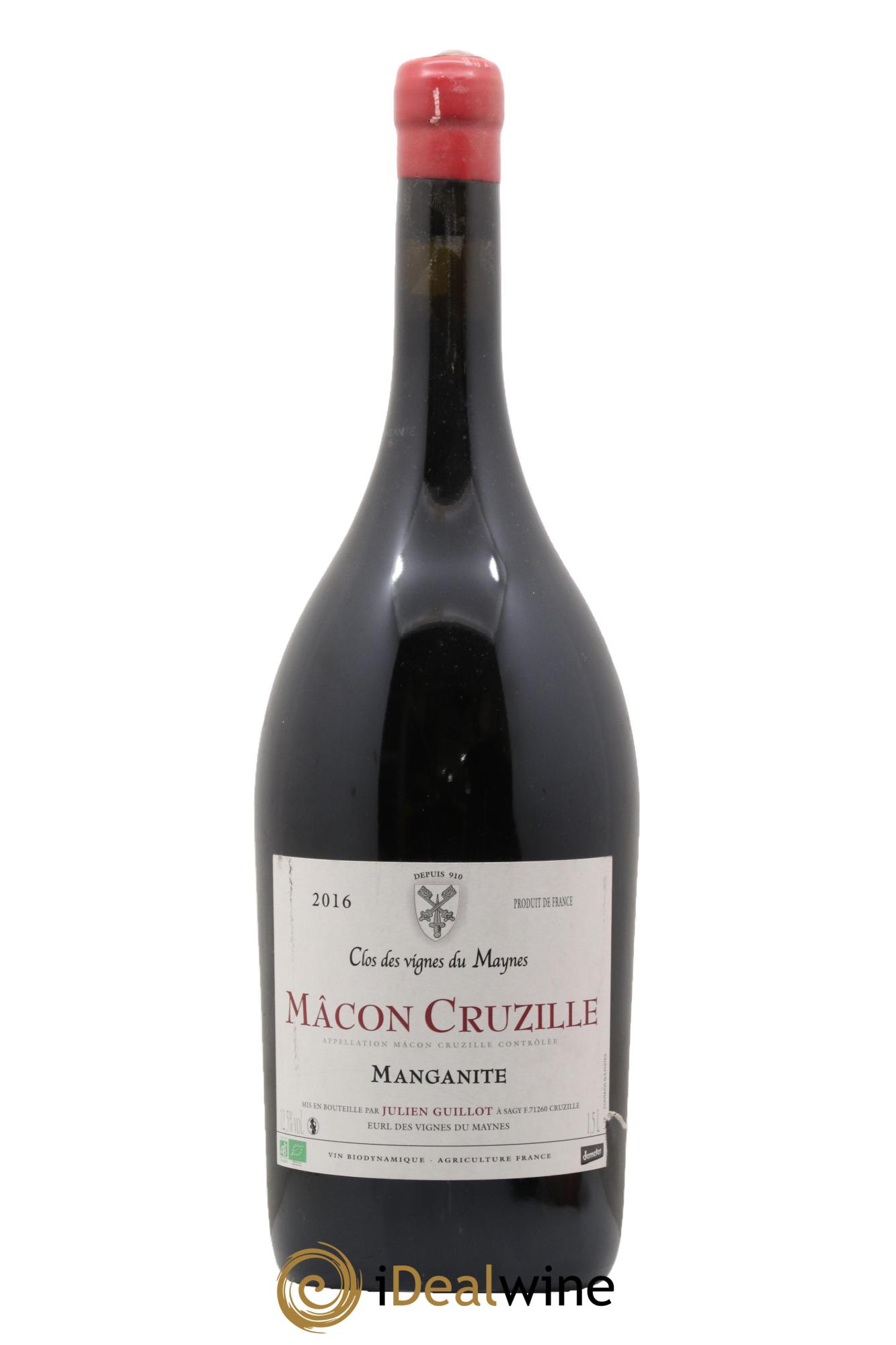 Mâcon-Cruzille Manganite Les Vignes du Maynes 2016 - Lot de 1 magnum - 0