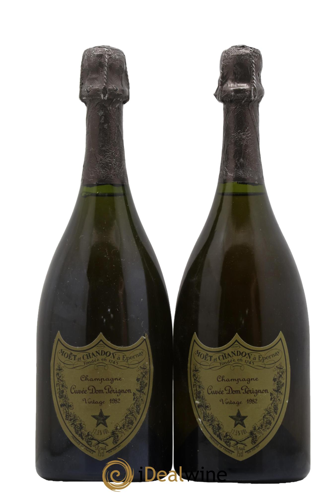 Brut Dom Pérignon 1982 - Lot of 2 bottles - 0