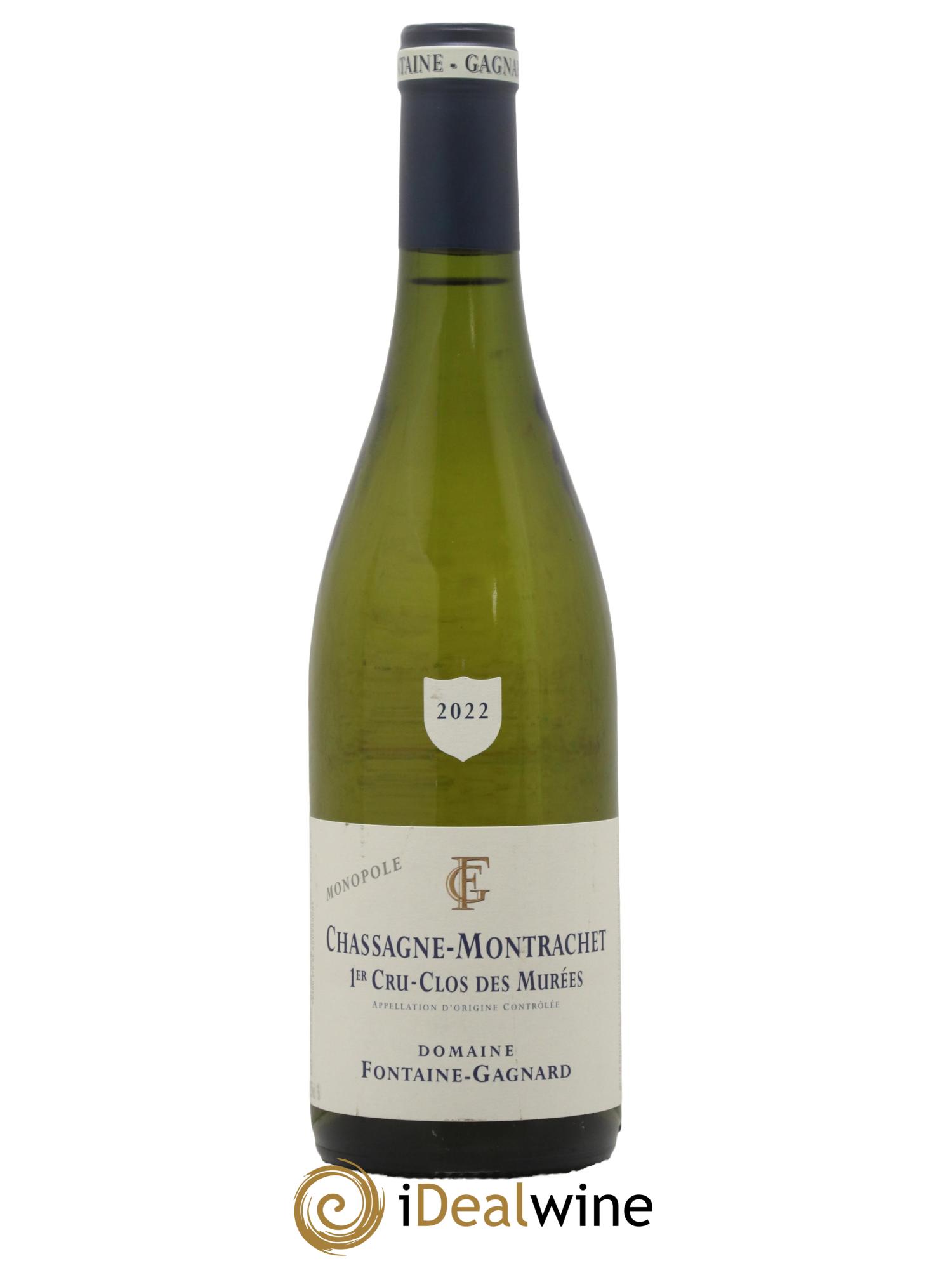 Chassagne-Montrachet 1er Cru Clos des Murées Fontaine-Gagnard (Domaine) 2022 - Lot of 1 bottle - 0