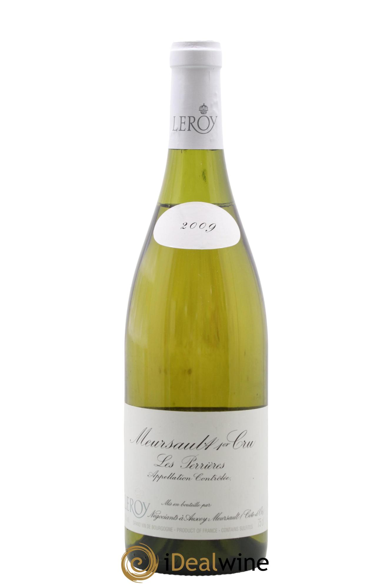 Meursault 1er Cru Perrières Leroy SA 2009 - Posten von 1 Flasche - 0