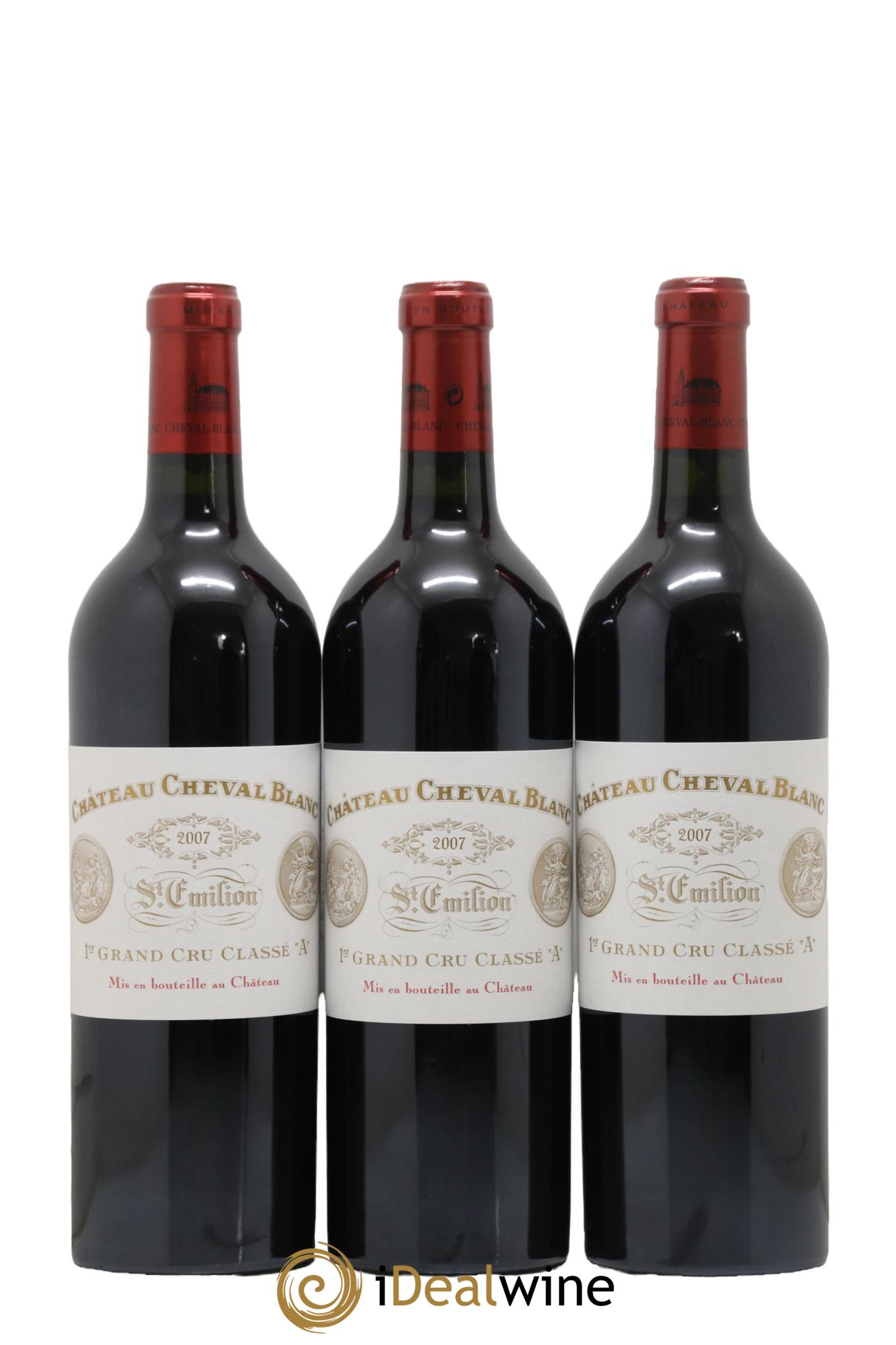 Château Cheval Blanc 1er Grand Cru Classé A 2007 - Lotto di 6 bottiglie - 3