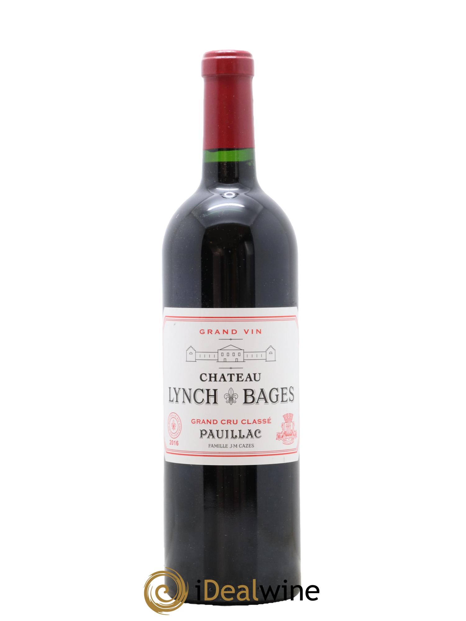 Château Lynch Bages 5ème Grand Cru Classé 2016 - Posten von 1 Flasche - 0