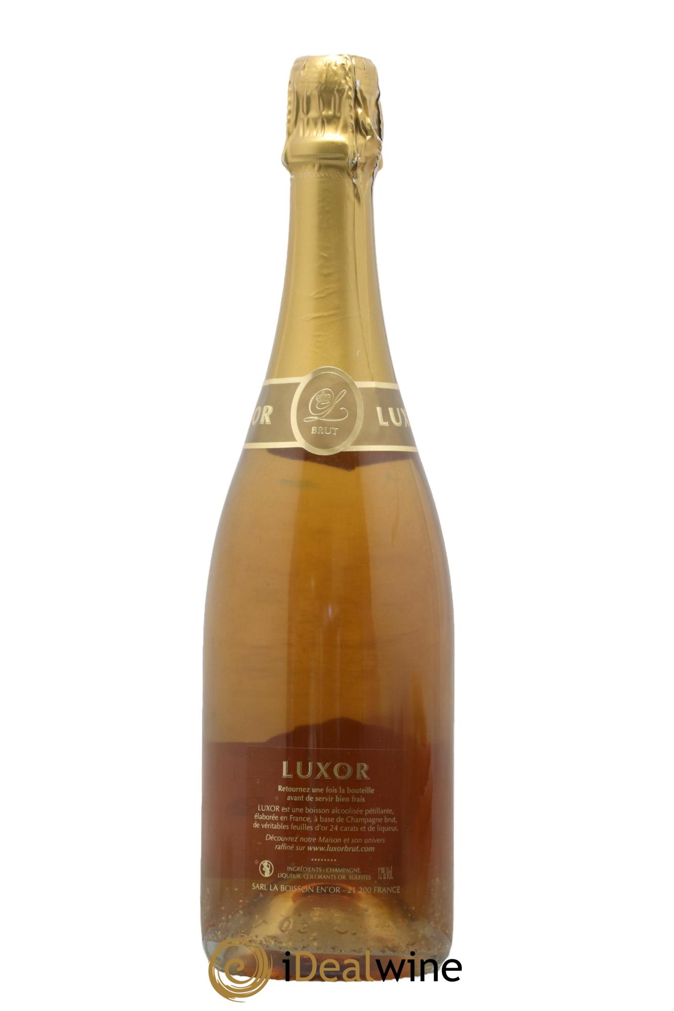 Champagne Pur Gold 24K Luxor - Lotto di 1 bottiglia - 2