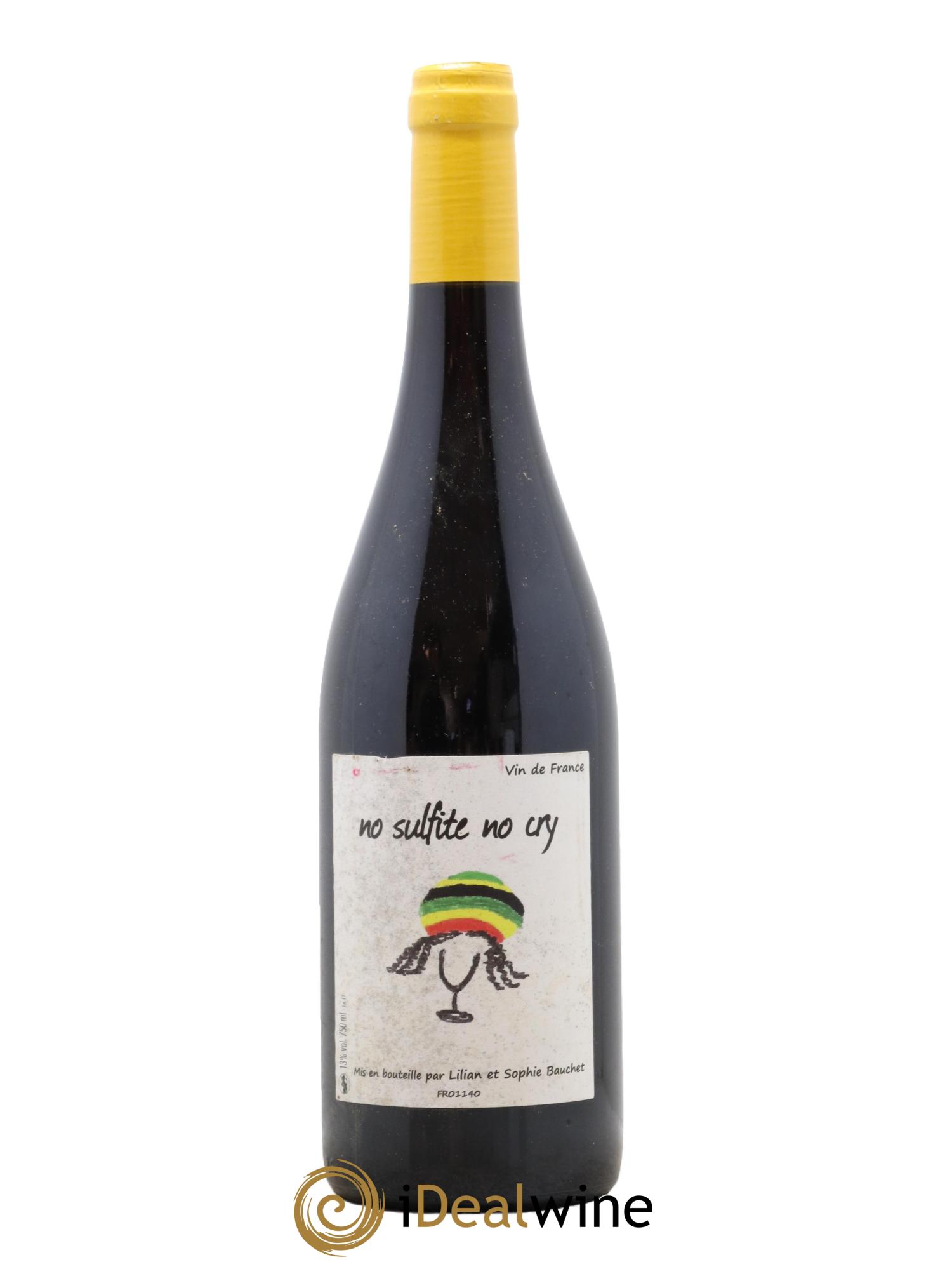 Vin de France No Sulfite No Cry Lilian Bauchet 2017 - Lotto di 1 bottiglia - 0