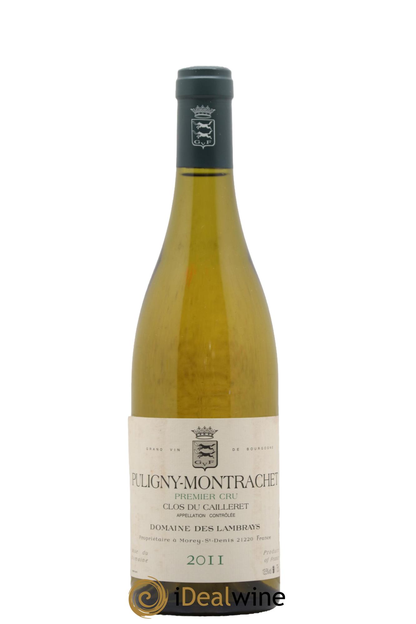 Puligny-Montrachet 1er Cru Clos du Cailleret Domaine des Lambrays 2011 - Lotto di 1 bottiglia - 0