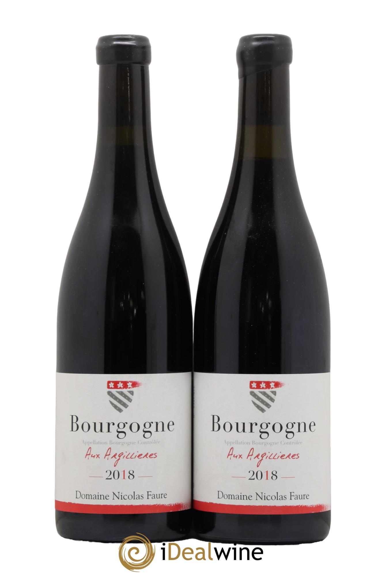 Bourgogne Aux Argillières Nicolas Faure 2018 - Lot de 2 bouteilles - 0