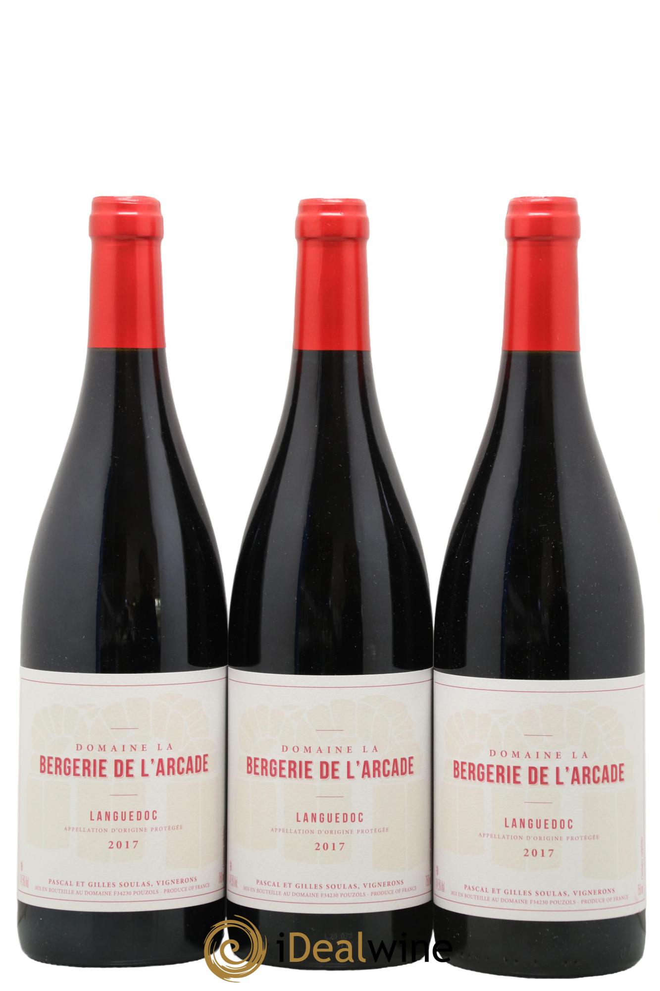 Languedoc La Bergerie de l'Arcade (Domaine) 2017 - Lotto di 3 bottiglie - 0