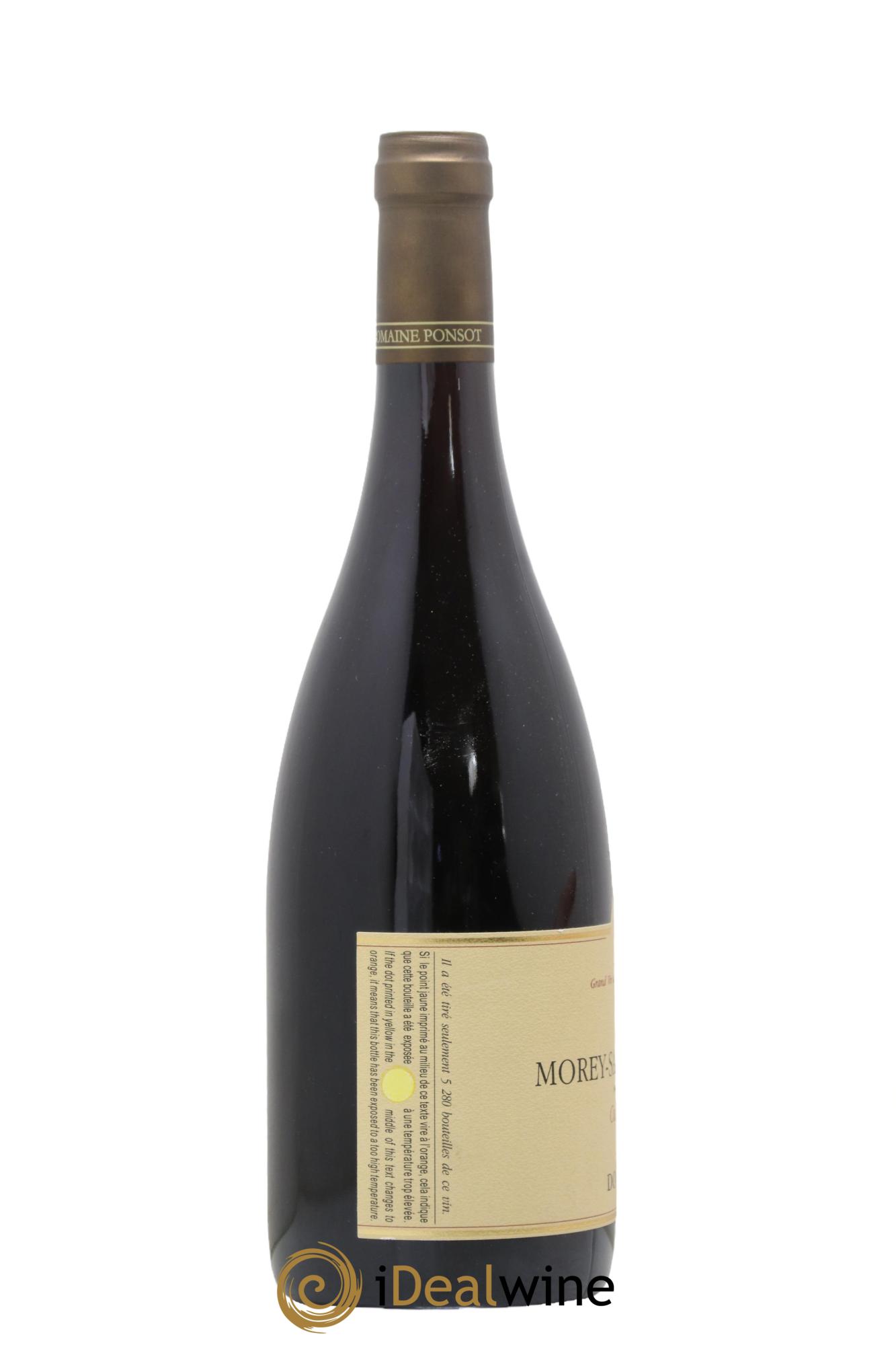 Morey Saint-Denis 1er Cru Cuvée des Alouettes Ponsot (Domaine) 2009 - Posten von 1 Flasche - 1