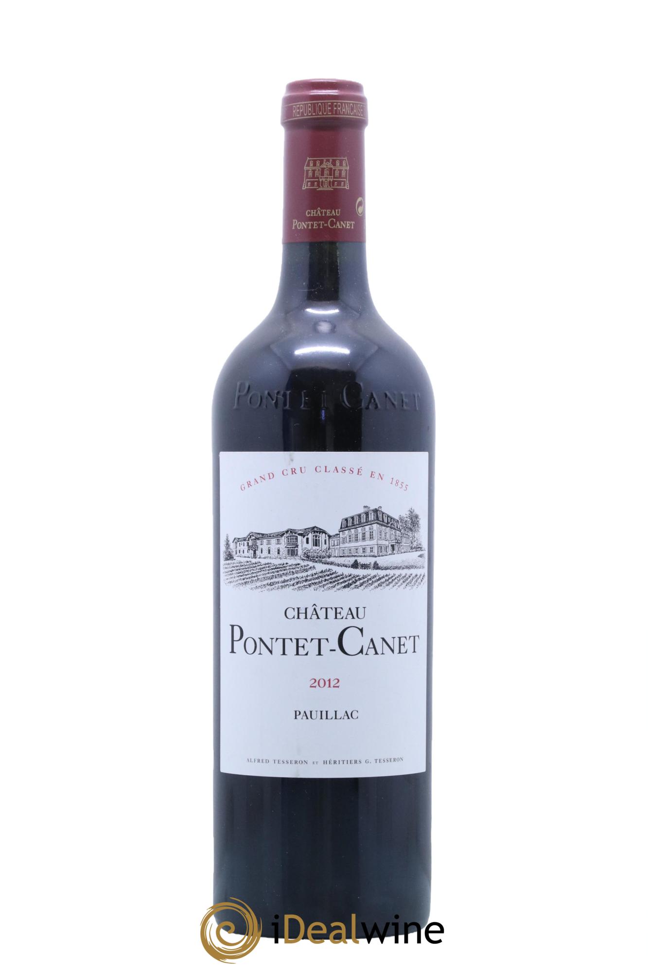 Château Pontet Canet 5ème Grand Cru Classé  2012 - Lot de 1 bouteille - 0