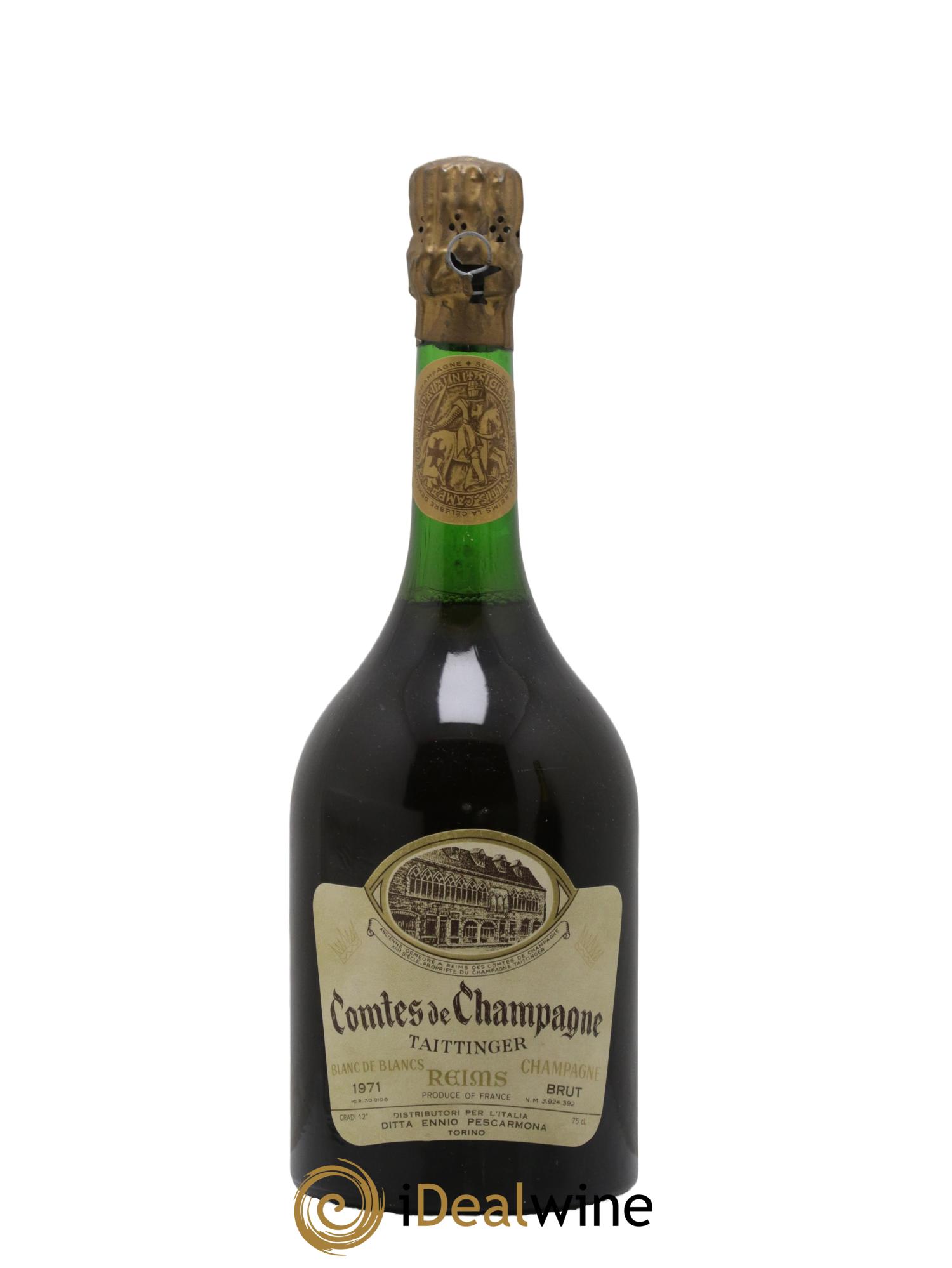 Comtes de Champagne Taittinger  1971 - Lot de 1 bouteille - 0