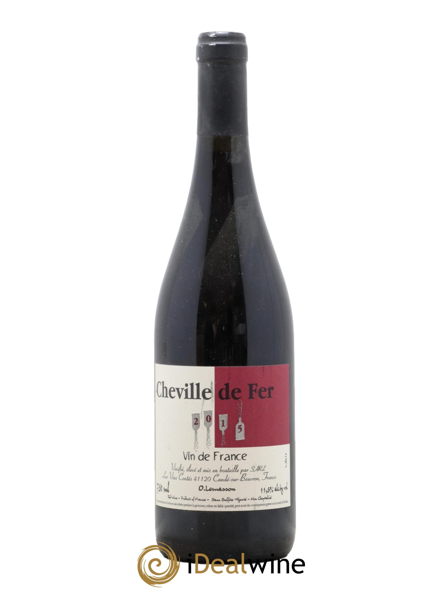 Vin de France Cheville de Fer Les Vins Contés 2015 - Lotto di 1 bottiglia - 0