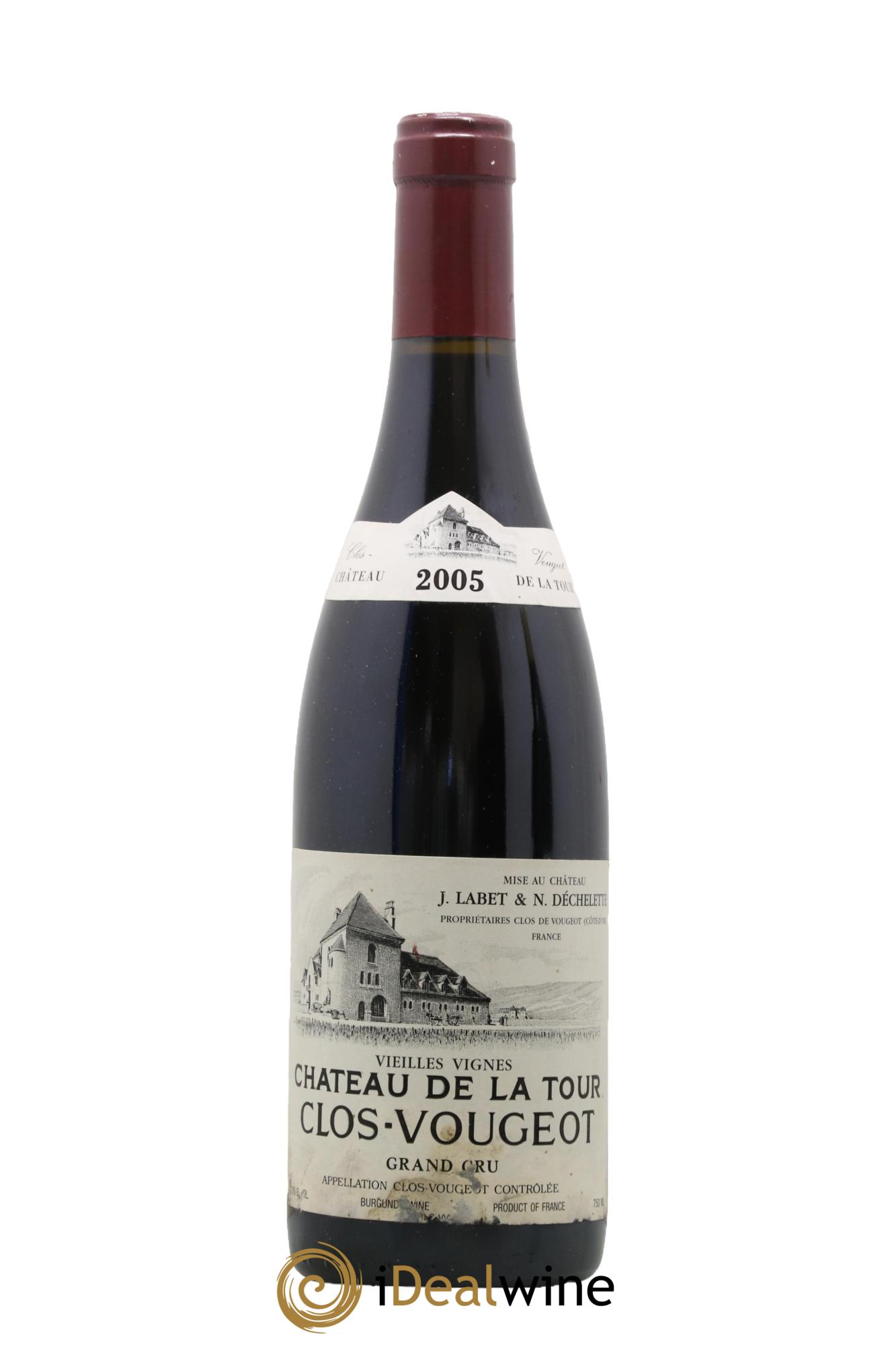 Clos de Vougeot Grand Cru Vieilles Vignes Château de La Tour 2005 - Lotto di 1 bottiglia - 0