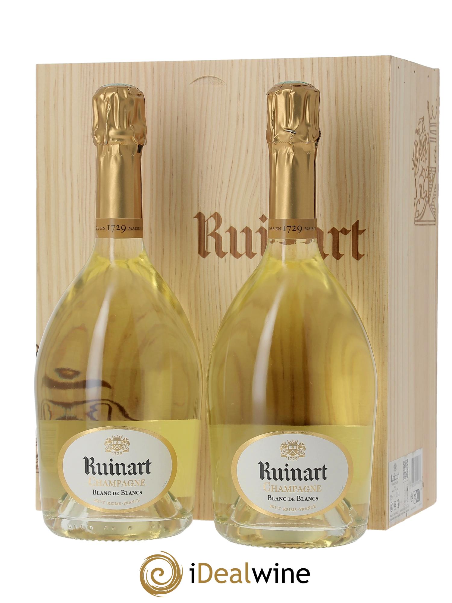 Caisse Blanc de Blancs Ruinart   - Lot de 2 bouteilles - 0