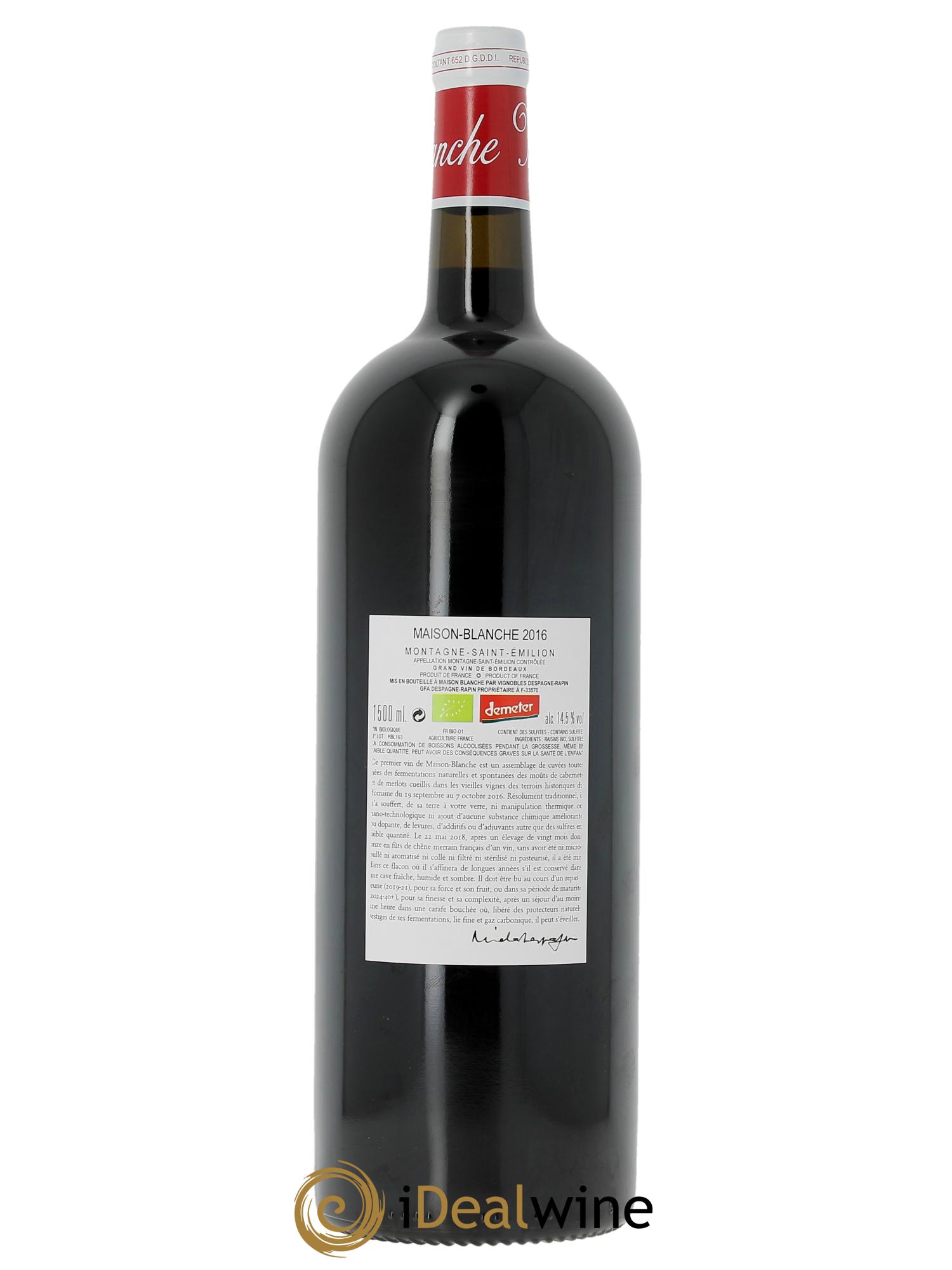 Château Maison Blanche  2016 - Posten von 1 Magnum - 1