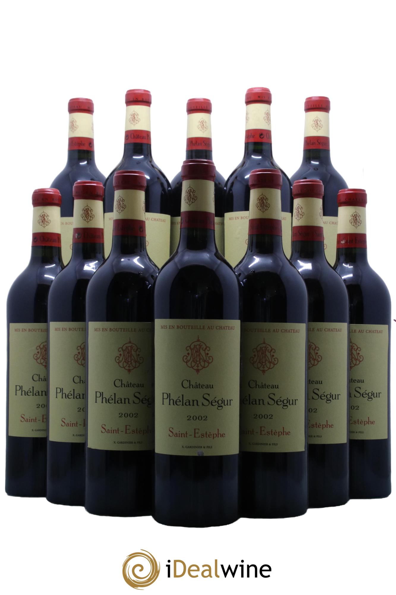 Château Phélan Ségur  2002 - Lotto di 12 bottiglie - 0