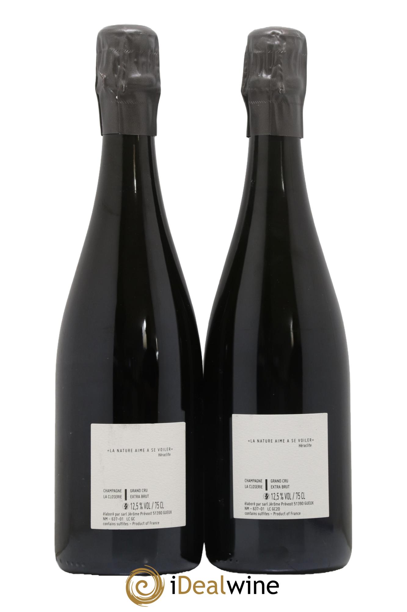 La Closerie Jérôme Prévost - Lot of 2 bottles - 1