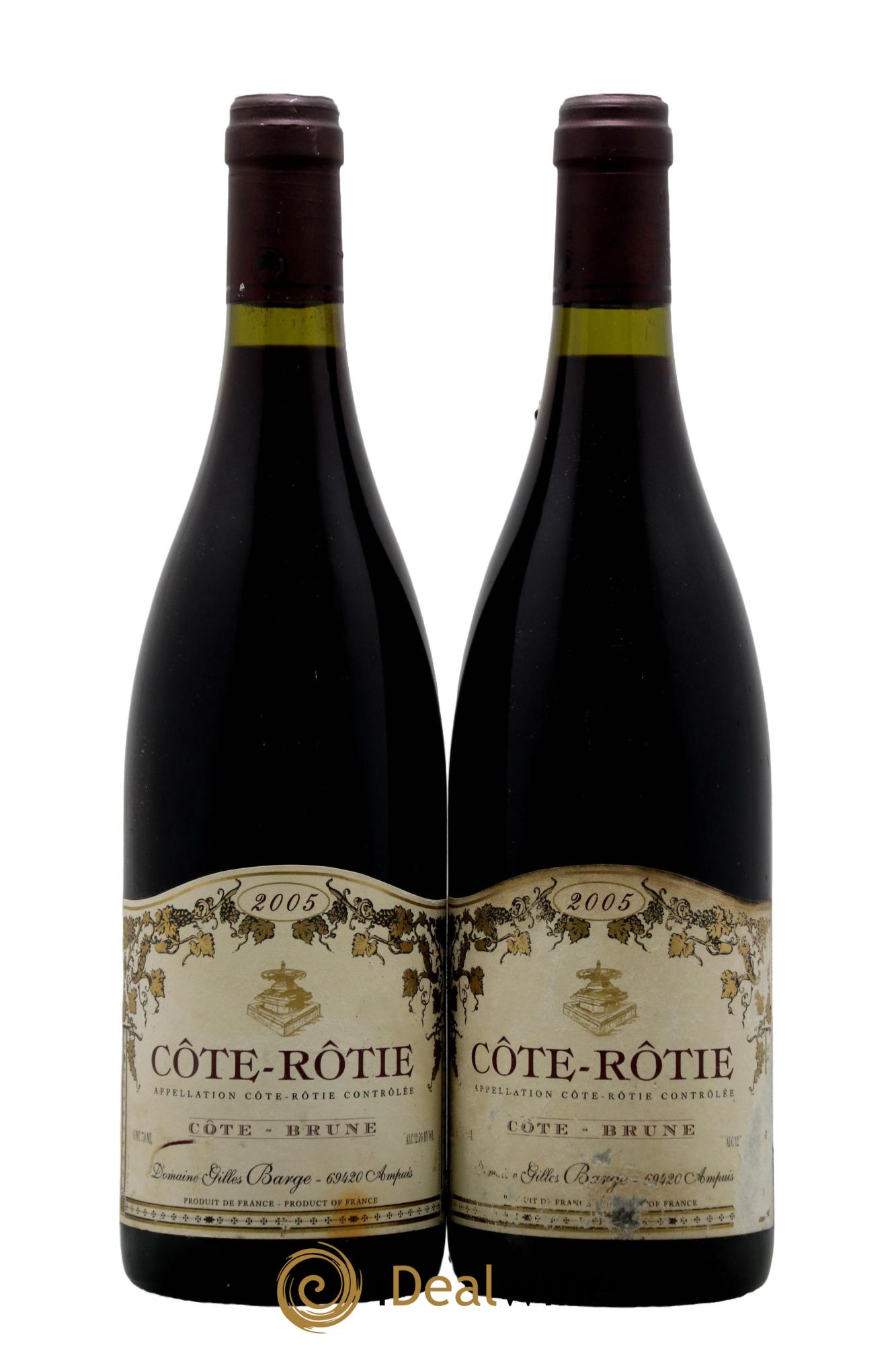 Côte-Rôtie Côte-Brune Barge (Domaine) 2005 - Lot de 2 bouteilles - 0