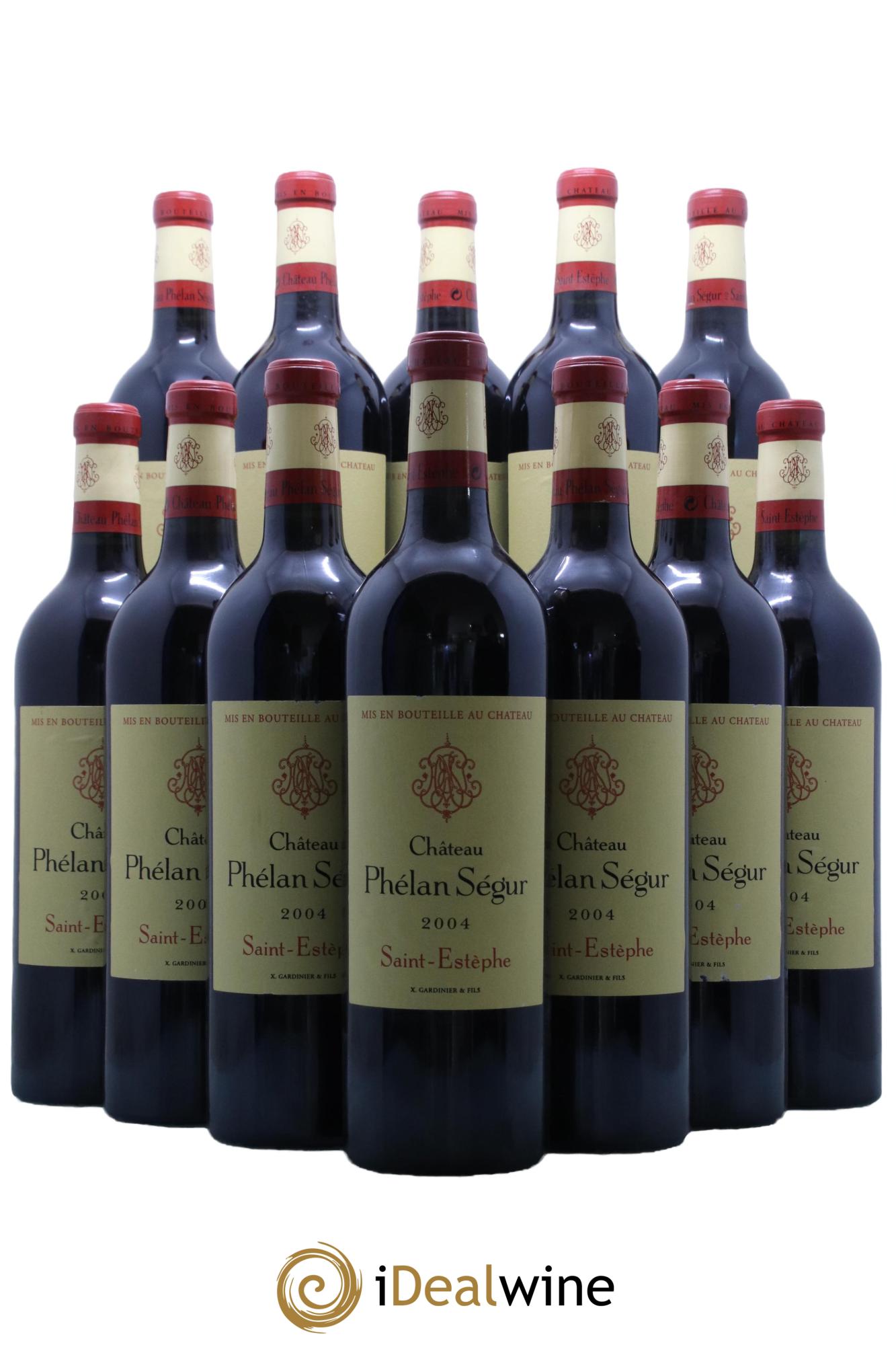 Château Phélan Ségur  2004 - Lotto di 12 bottiglie - 0