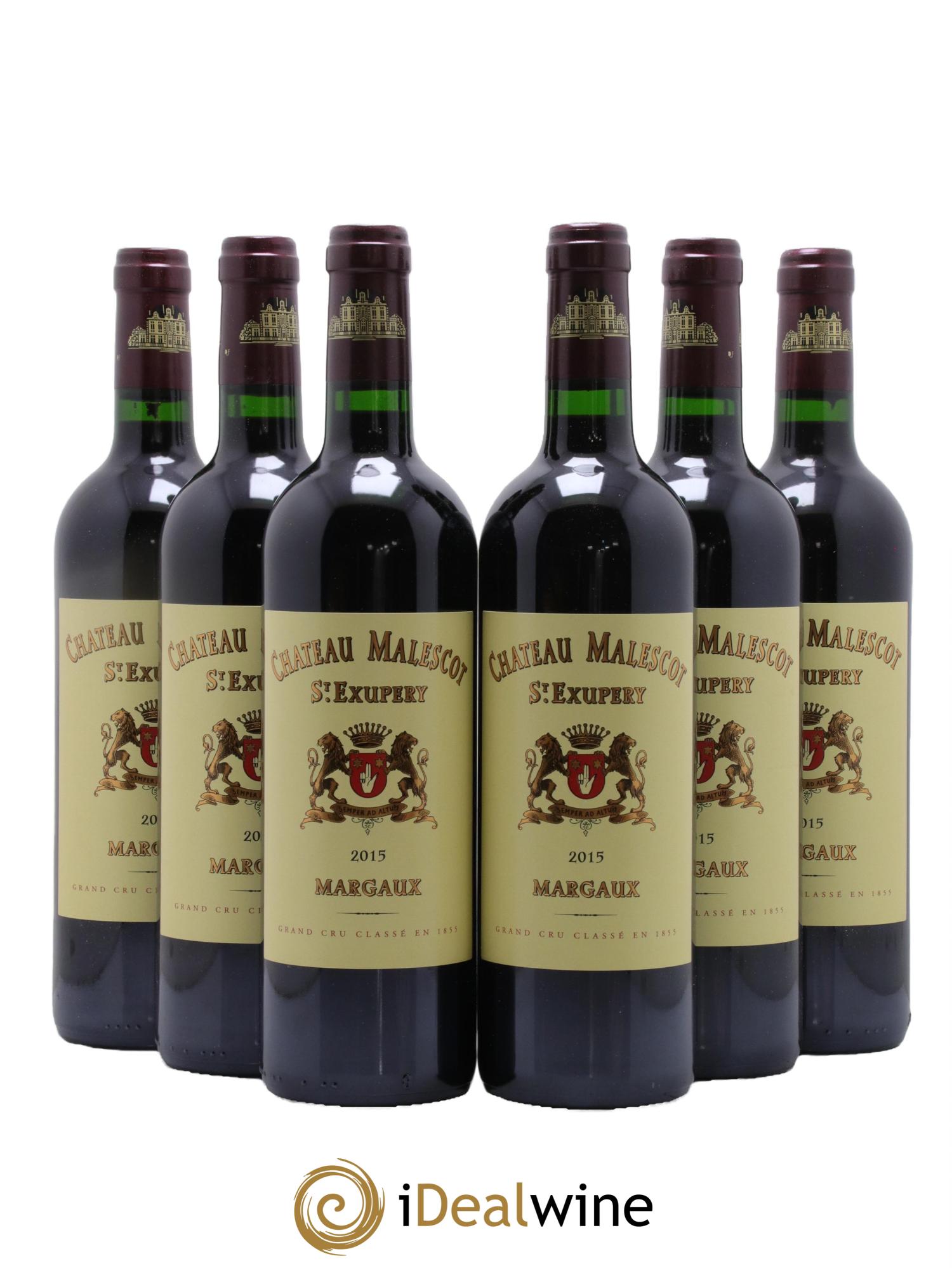 Château Malescot Saint-Exupéry 3ème Grand Cru Classé 2015 - Lot of 6 bottles - 0