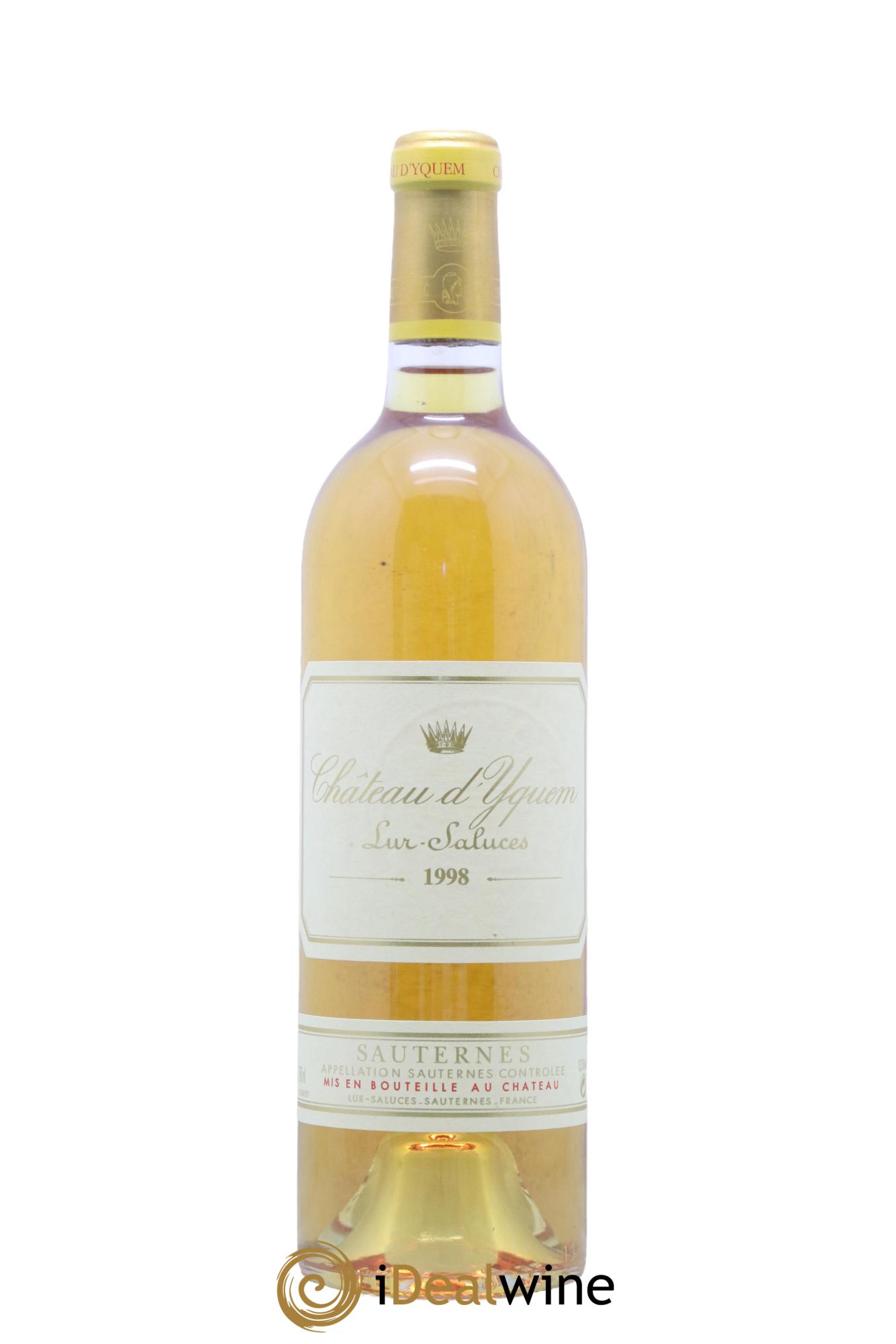 Château d' Yquem 1er Cru Classé Supérieur  1998 - Lotto di 1 bottiglia - 0