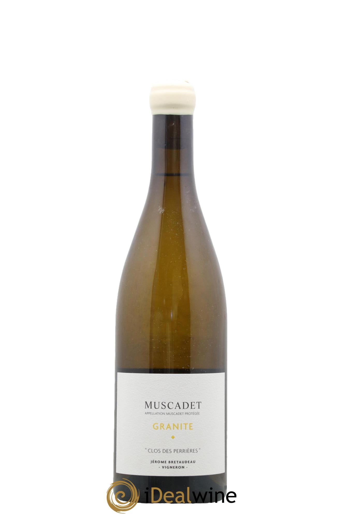 Muscadet-Sèvre-et-Maine Granite Clos des Perrières Jérôme Bretaudeau - Domaine de Bellevue 2020 - Lot de 1 bouteille - 0