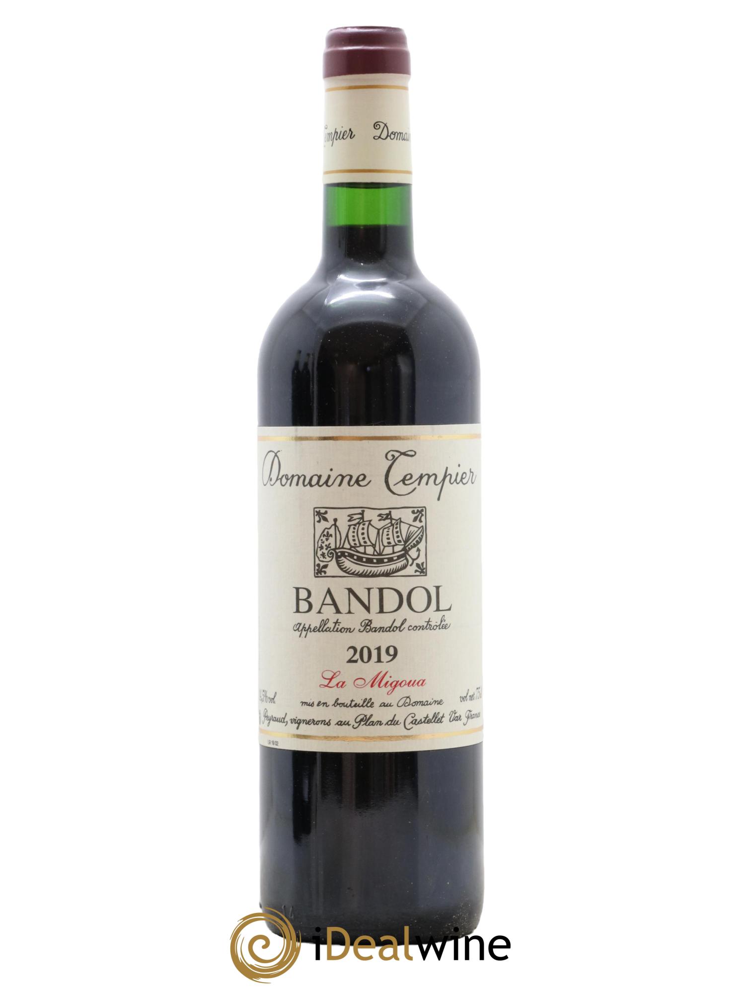 Bandol Domaine Tempier Cuvée La Migoua Famille Peyraud 2019 - Lot de 1 bouteille - 0