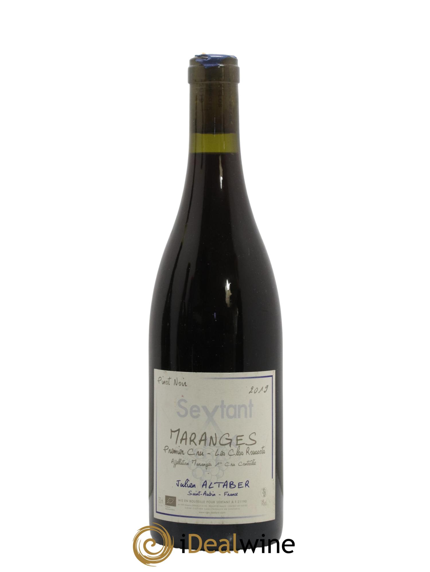 Maranges 1er Cru Les Clos Roussots Domaine Sextant 2019 - Lot de 1 bouteille - 0