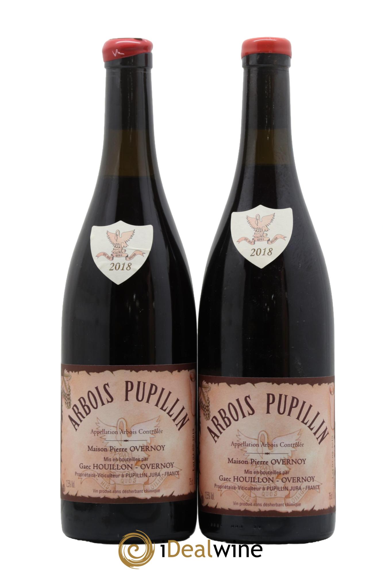 Arbois Pupillin Poulsard (cire rouge) Overnoy-Houillon (Domaine)  2018 - Lotto di 2 bottiglie - 0