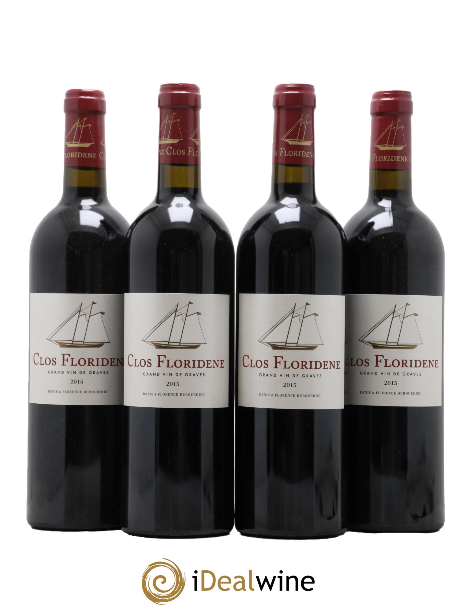 Clos Floridène 2015 - Lot of 4 bottles - 0