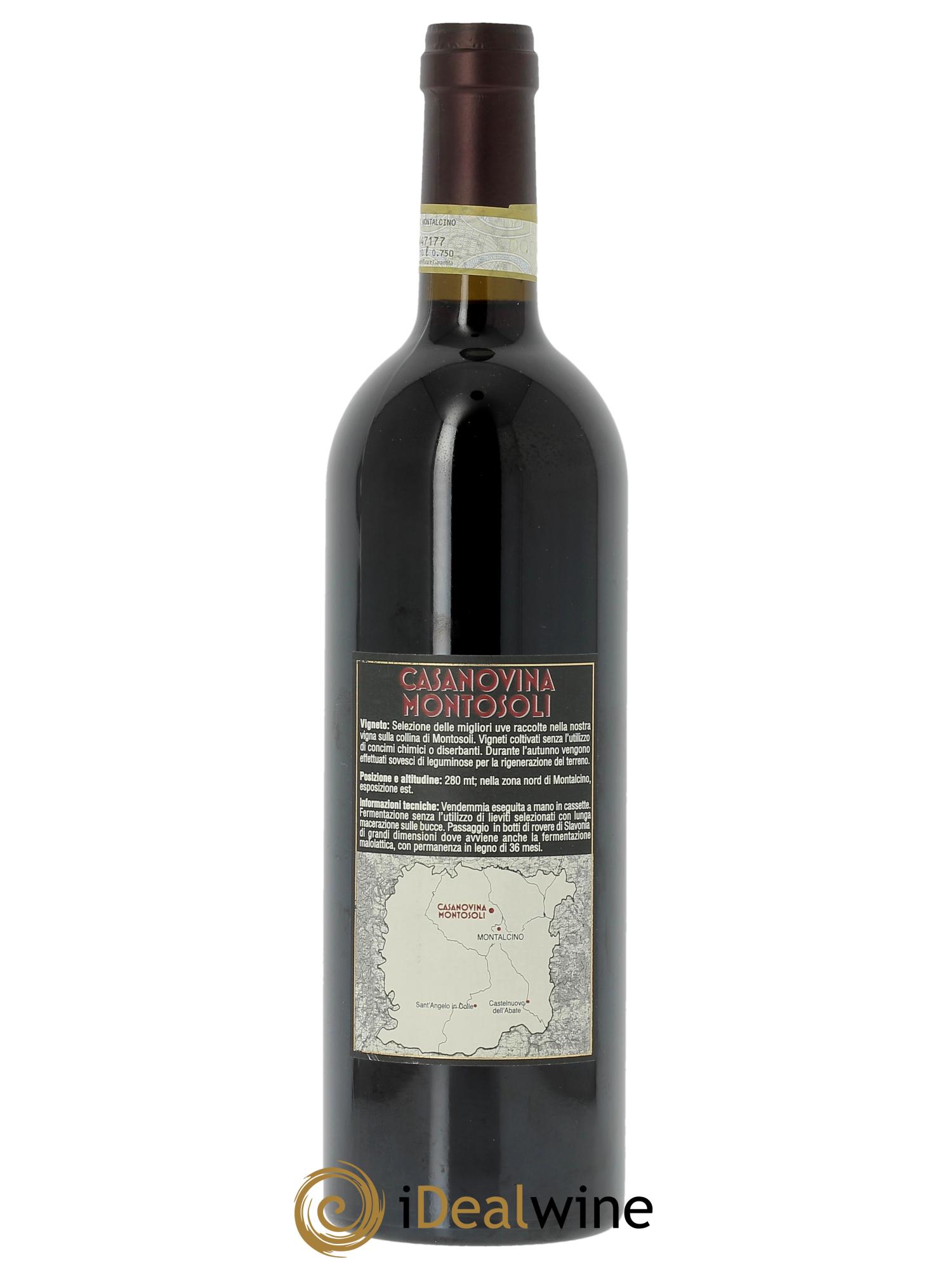 Brunello di Montalcino DOCG Le Ragnaie Casanovina Montosoli  2018 - Lot de 1 bouteille - 1