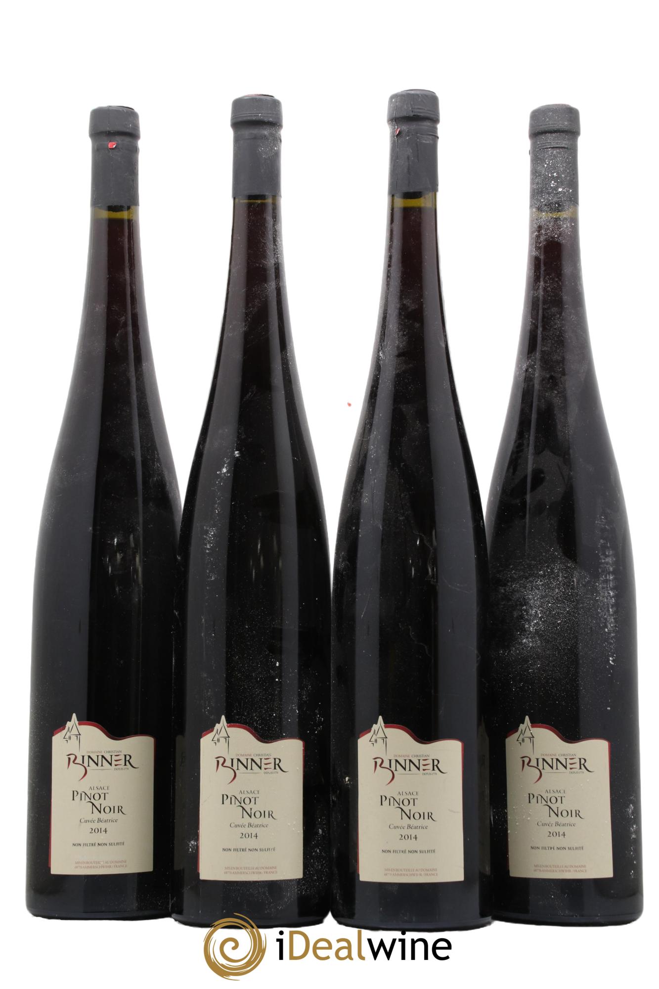 Alsace Pinot Noir Béatrice Christian Binner 2014 - Lot de 4 magnums - 0