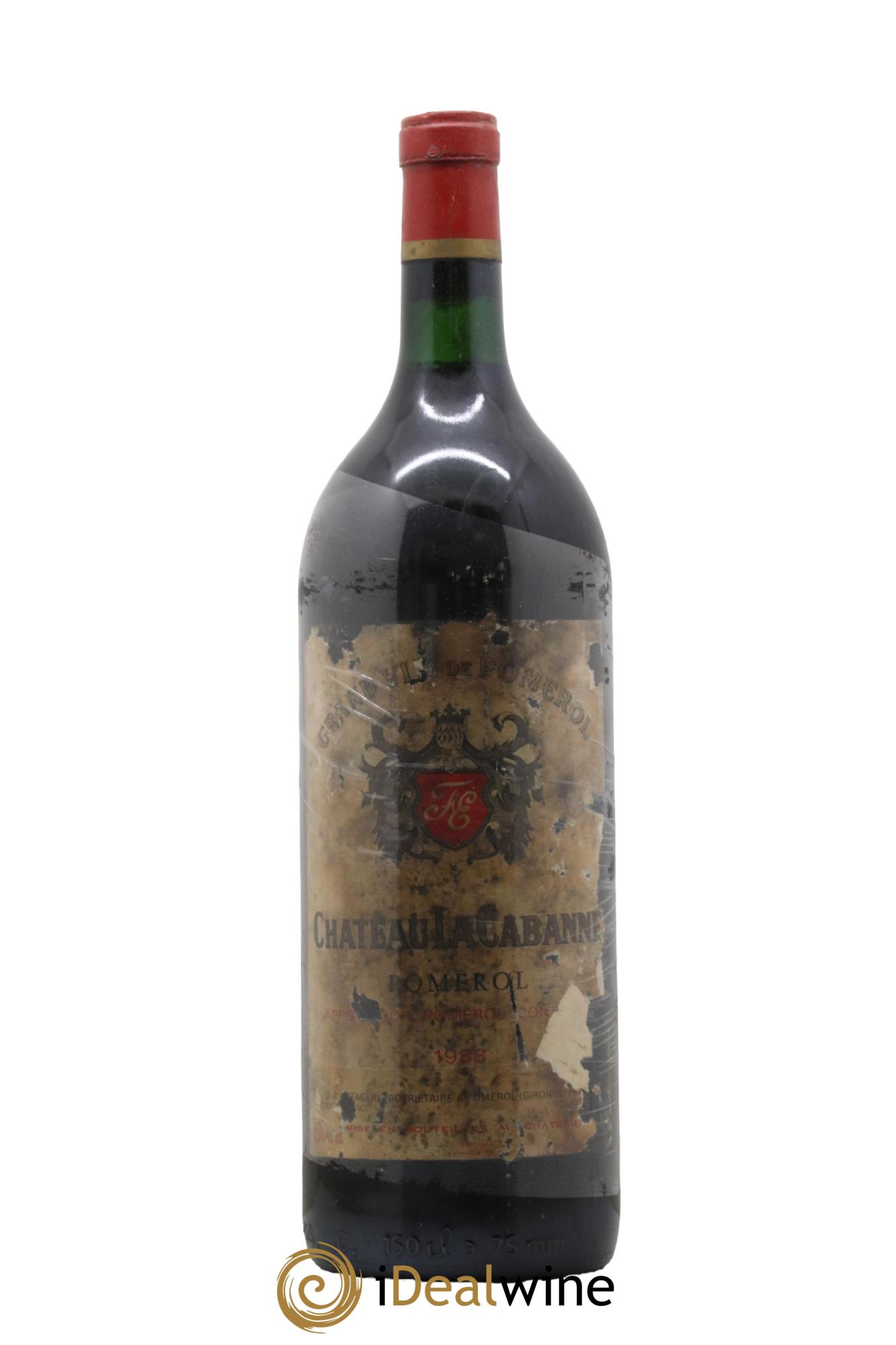 Château la Cabanne  1988 - Posten von 1 Magnum - 0